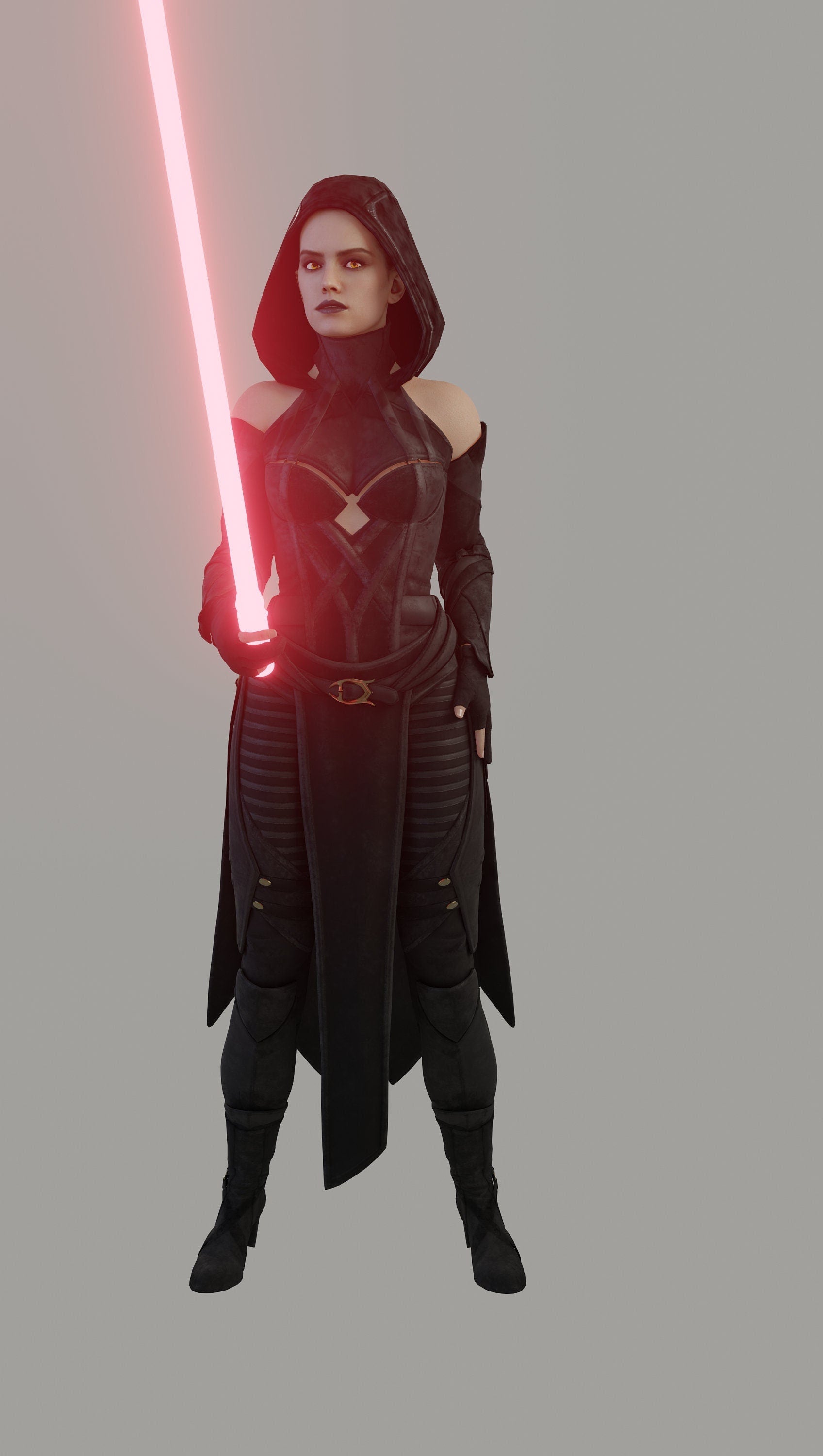 Evil Space Wizard Female / Sexy Science Fiction Female Figure