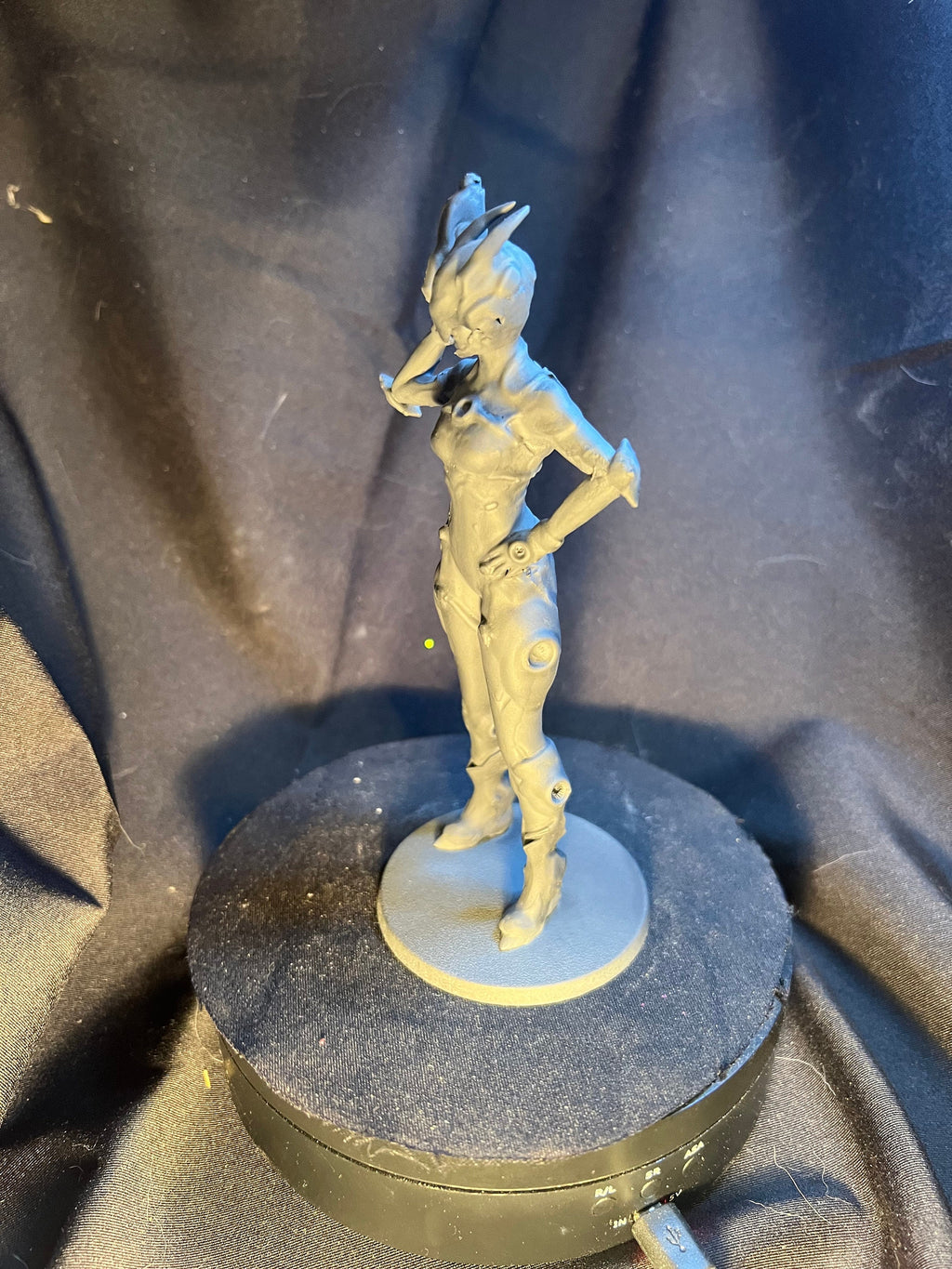 Sci-fi Bunny Figure / Video Game Character