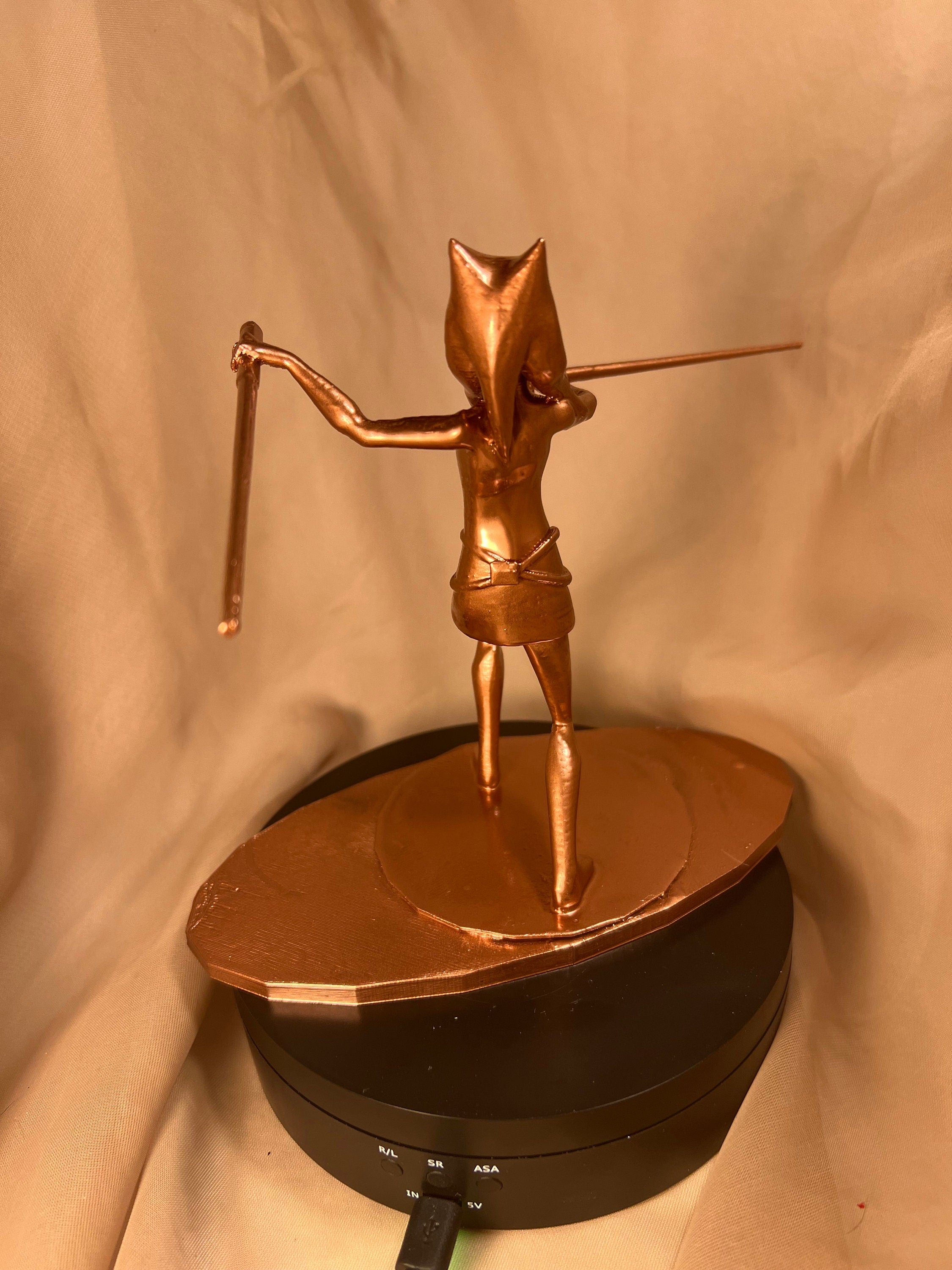 Space Warrior Girl Figure: 3D Printed Fan Art Miniature
