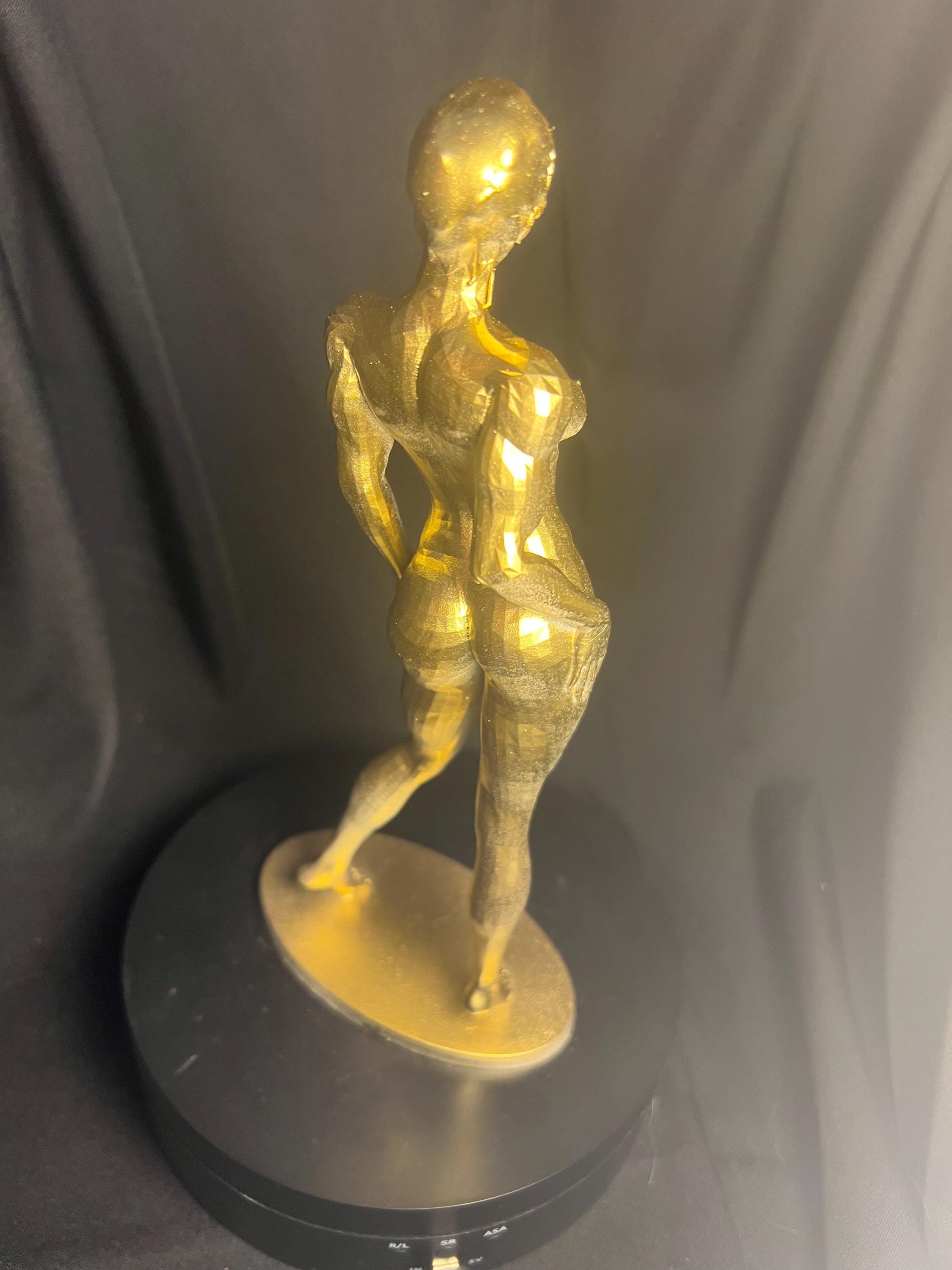 Sexy Muscular Woman / Fit Nude Female Figure