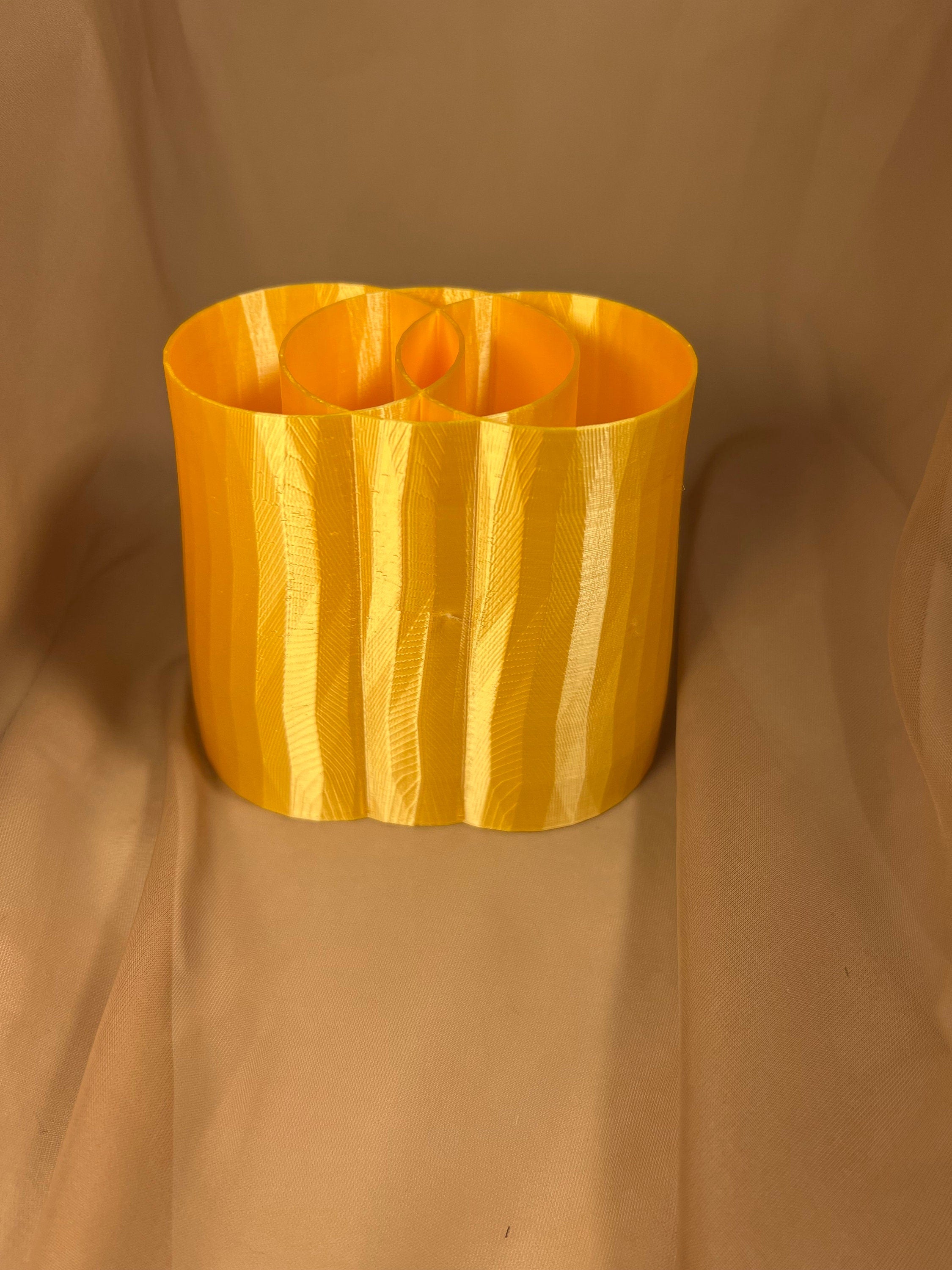 3 way Divided Pencil Holder/ Desktop Pen Holder
