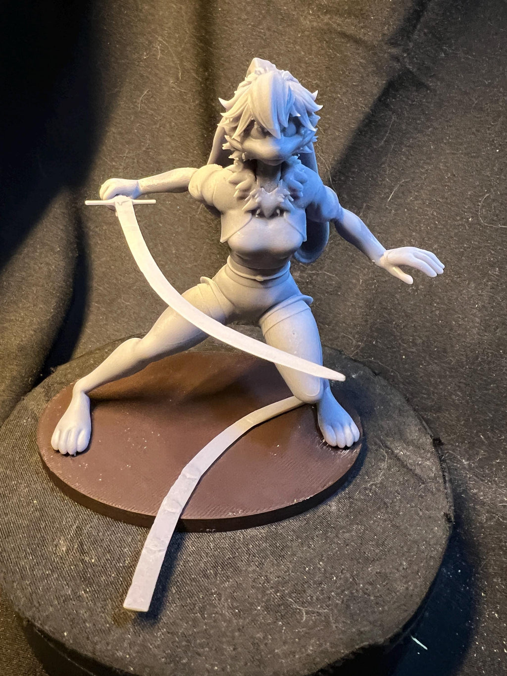 Rabbit Woman Toon with Shamshir figure (Lop)