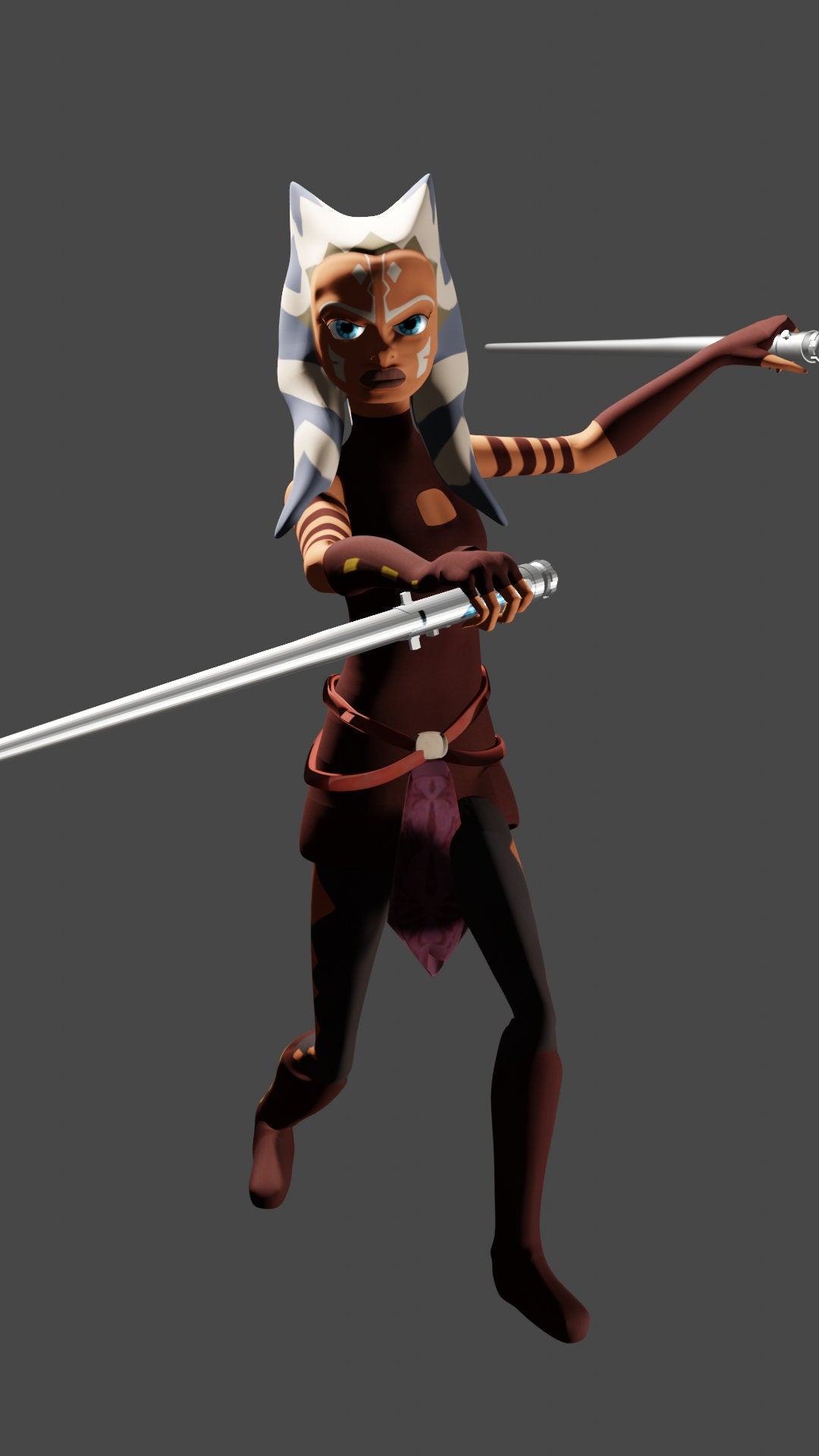 Space Warrior Girl Figure: 3D Printed Fan Art Miniature