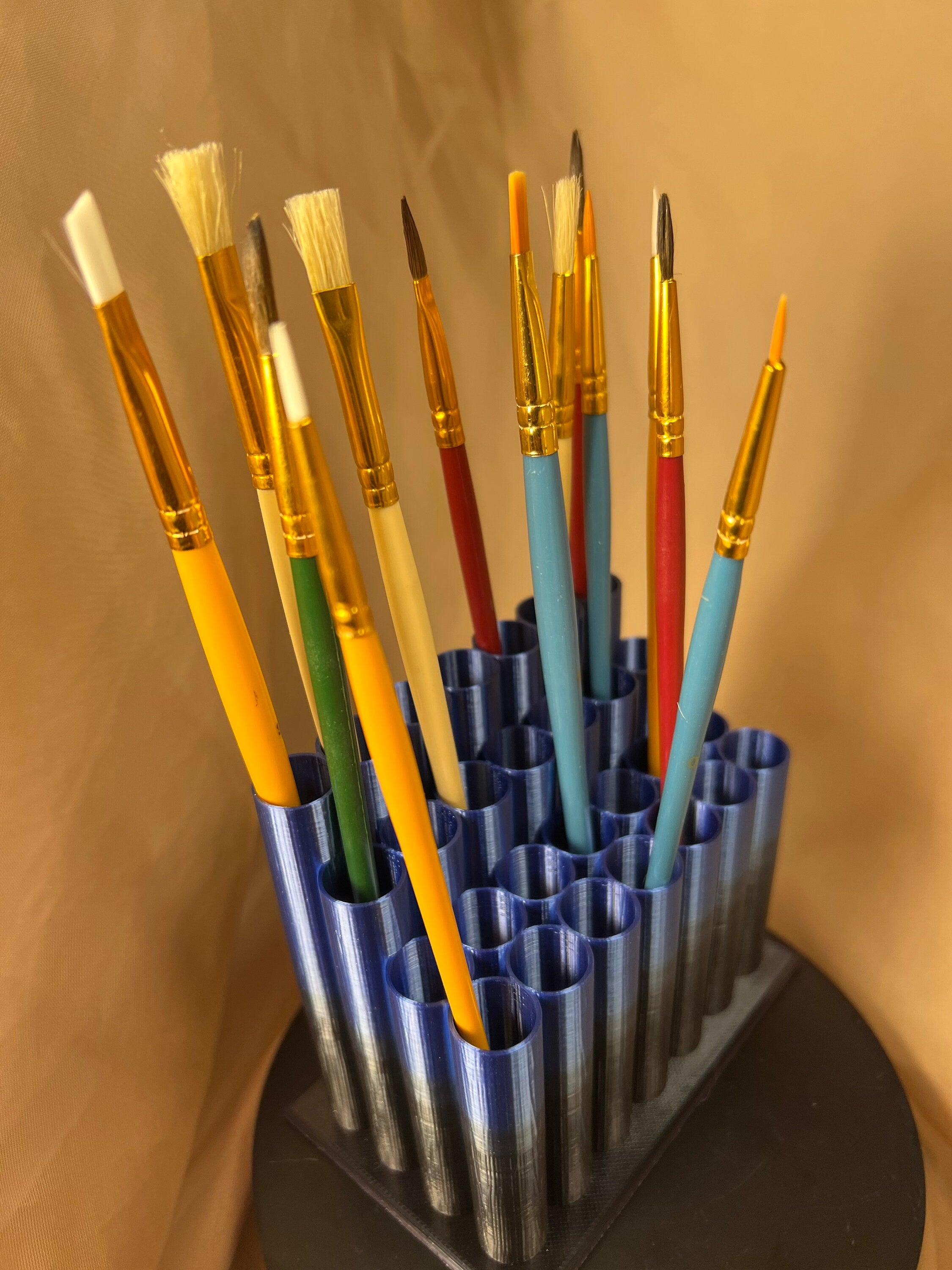 Tubular Brush Holder / Pencil Desktop Holder
