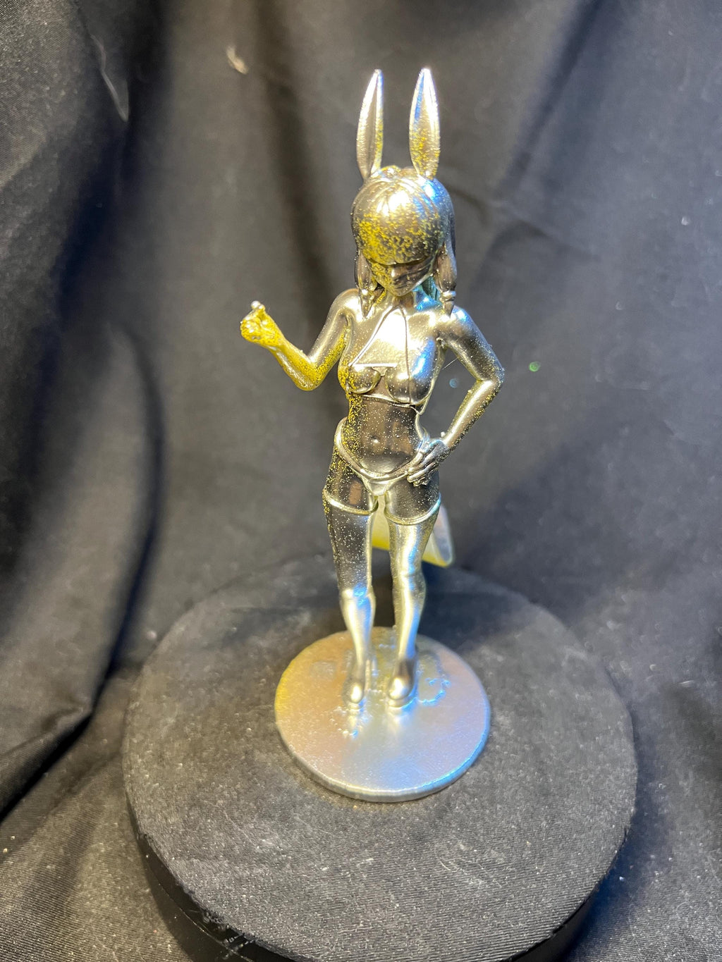 Seductive Superhero Bunny Girl Stylized Furry Heroine