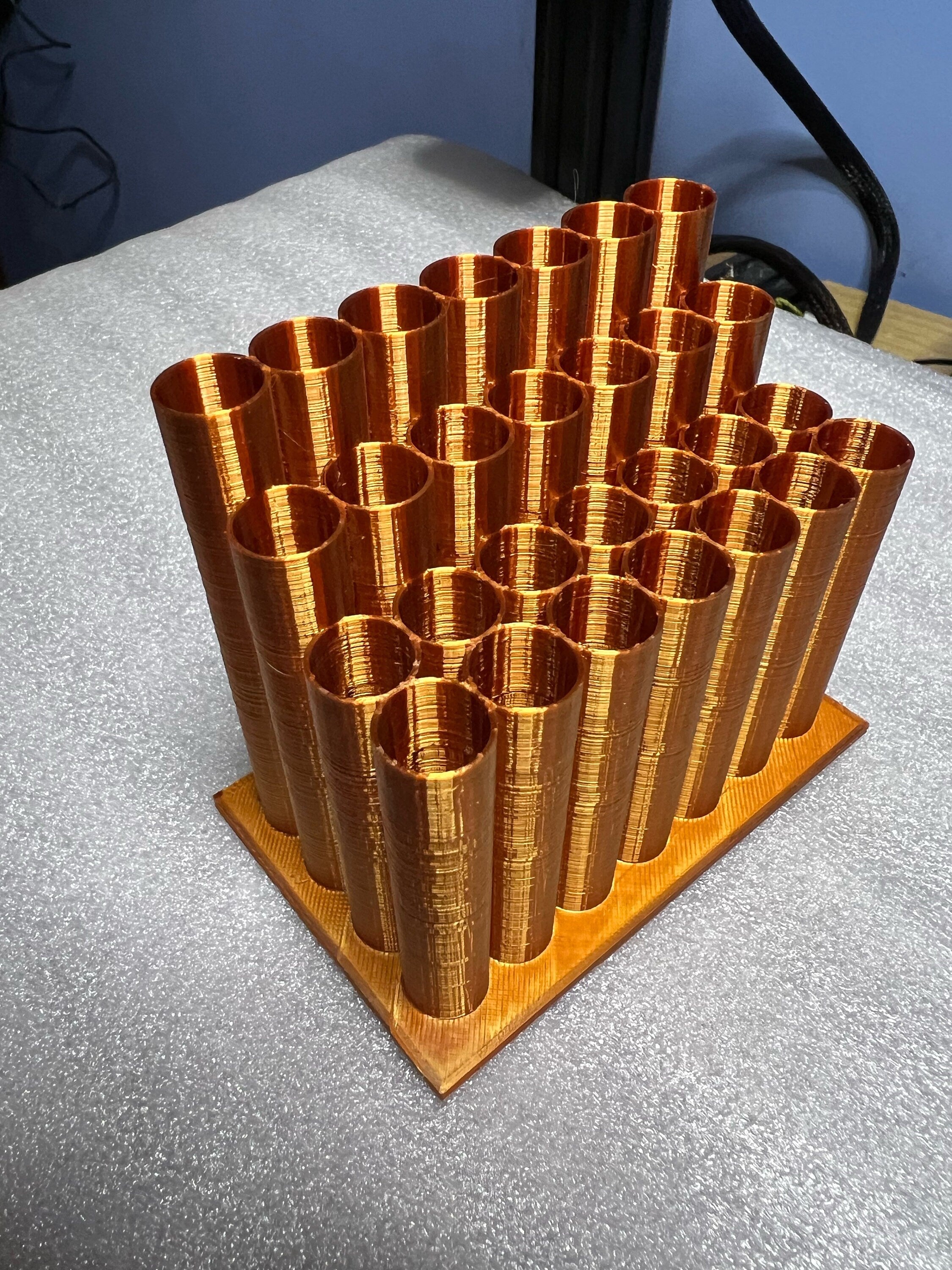 Tubular Brush Holder / Pencil Desktop Holder