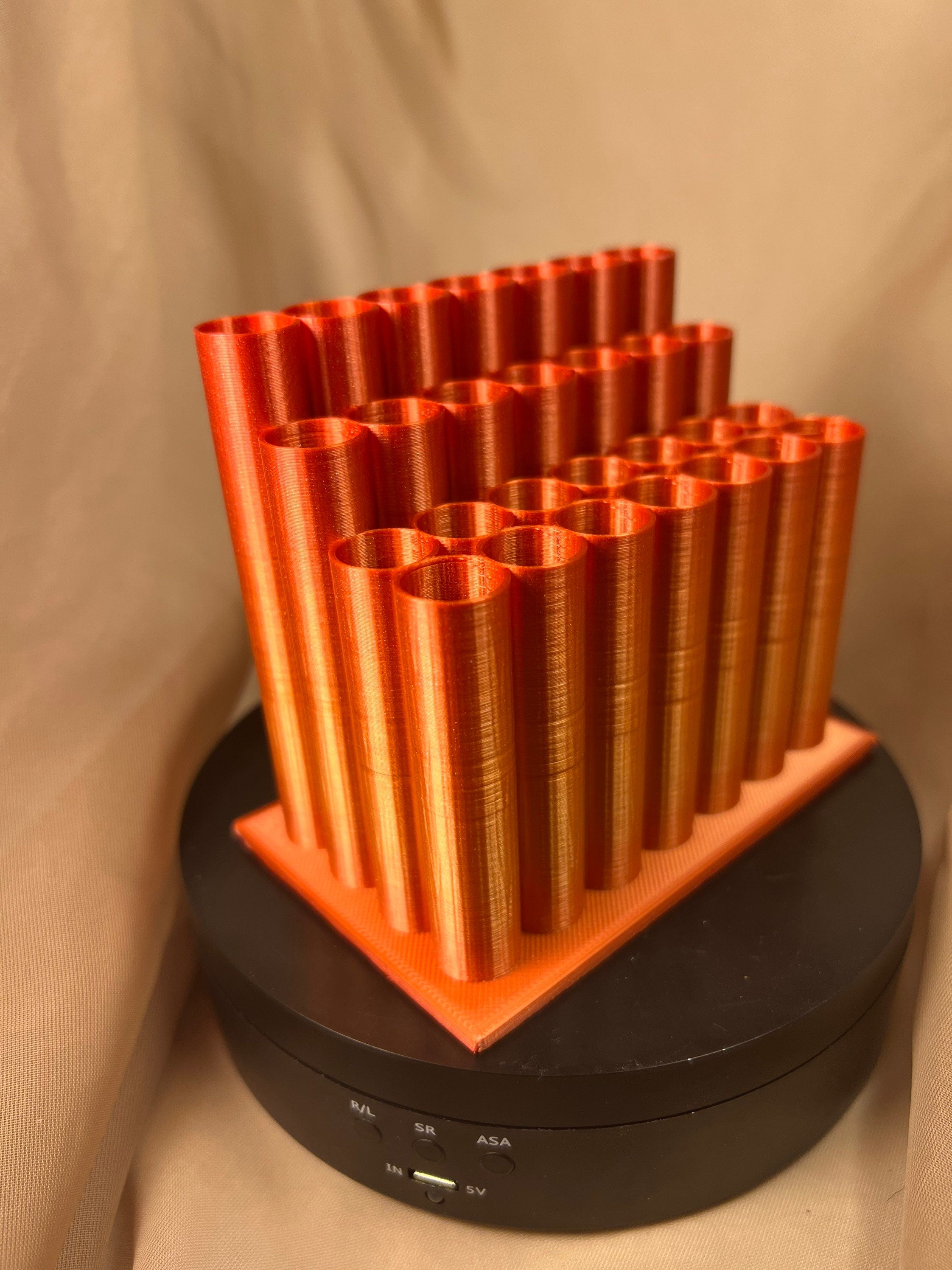 Tubular Brush Holder / Pencil Desktop Holder