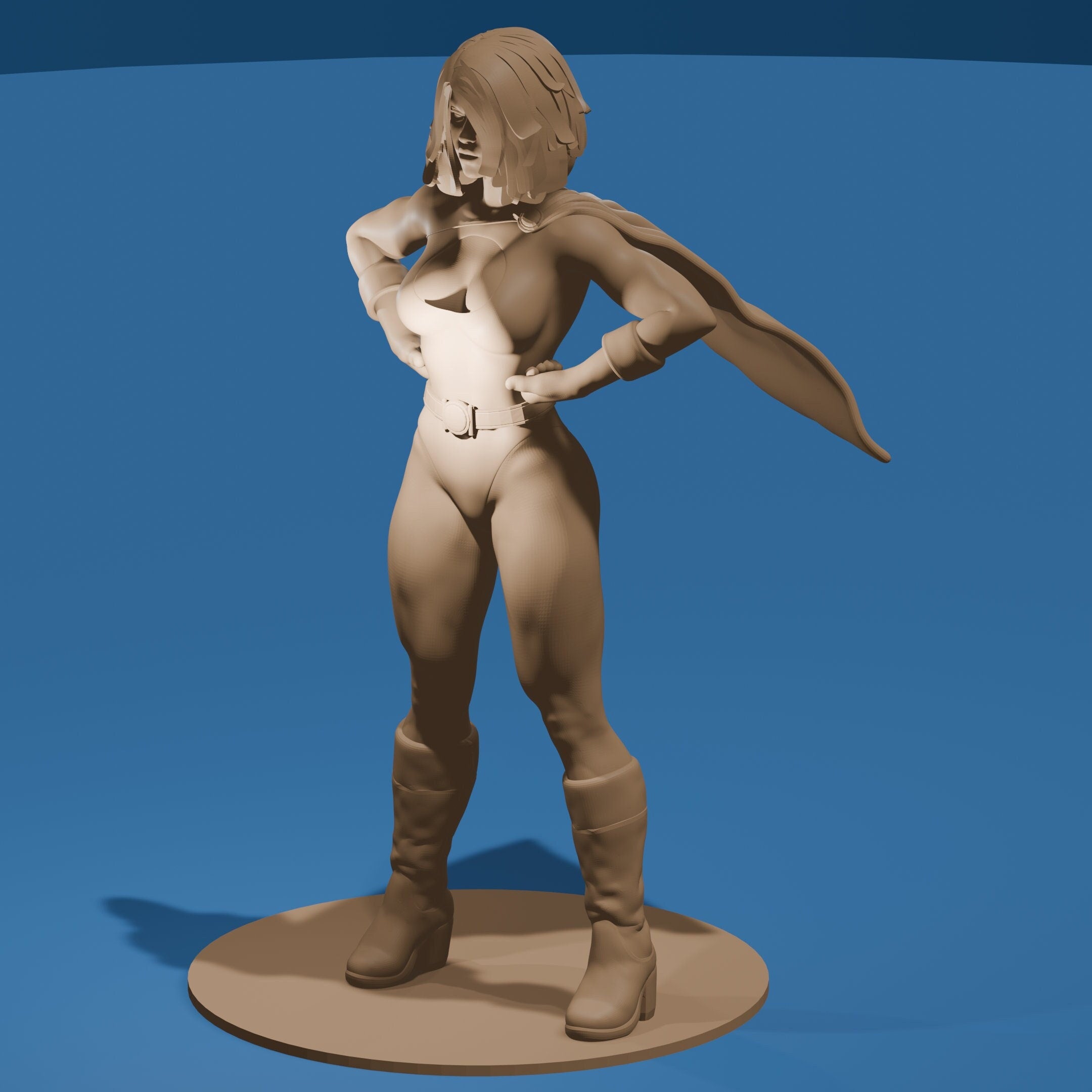 Solaria, The Stellar Guardian / Super Hero Female Figure