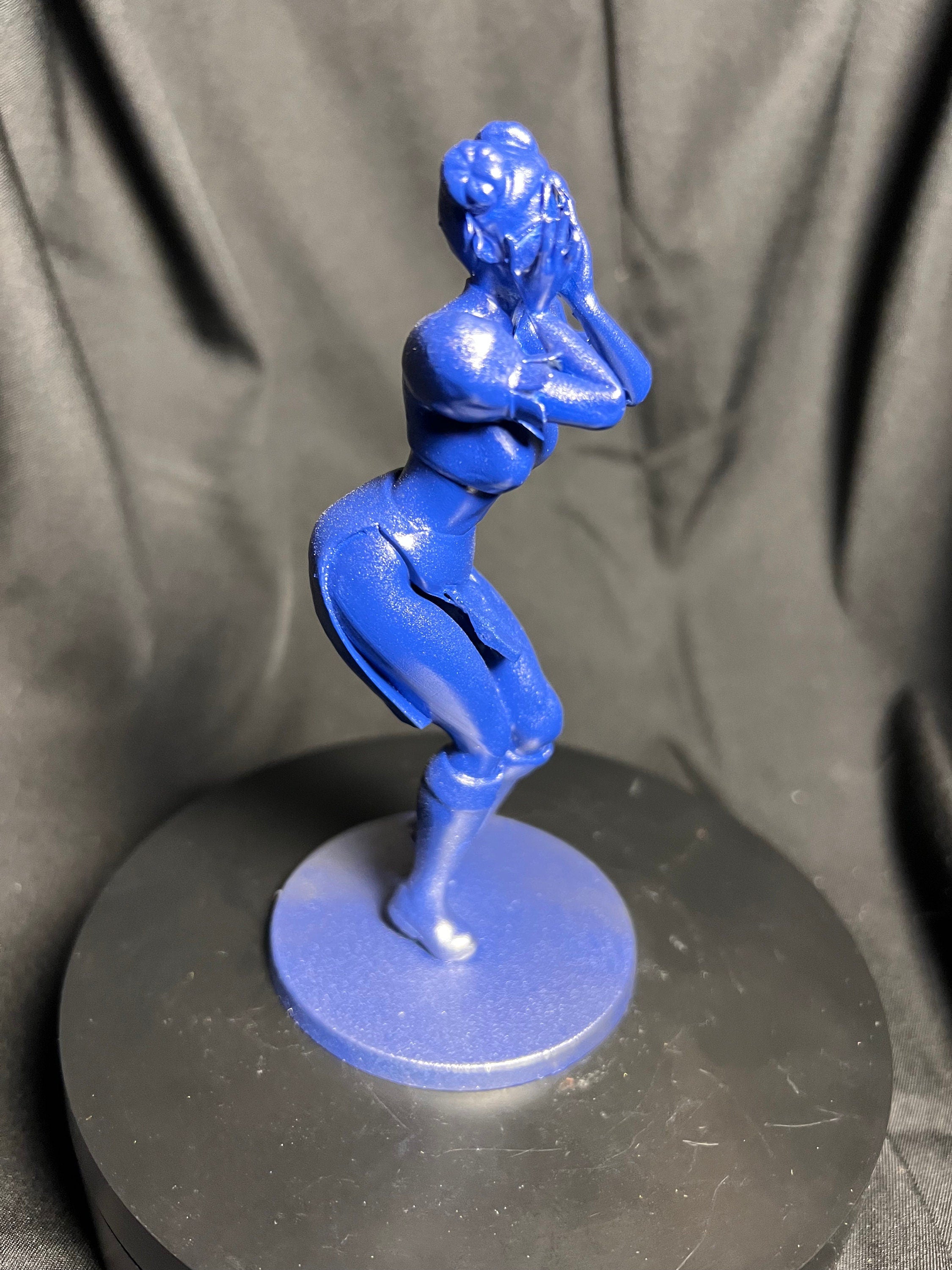 Chun-Li Figurine: 5" Unpainted Street Fighter Miniature