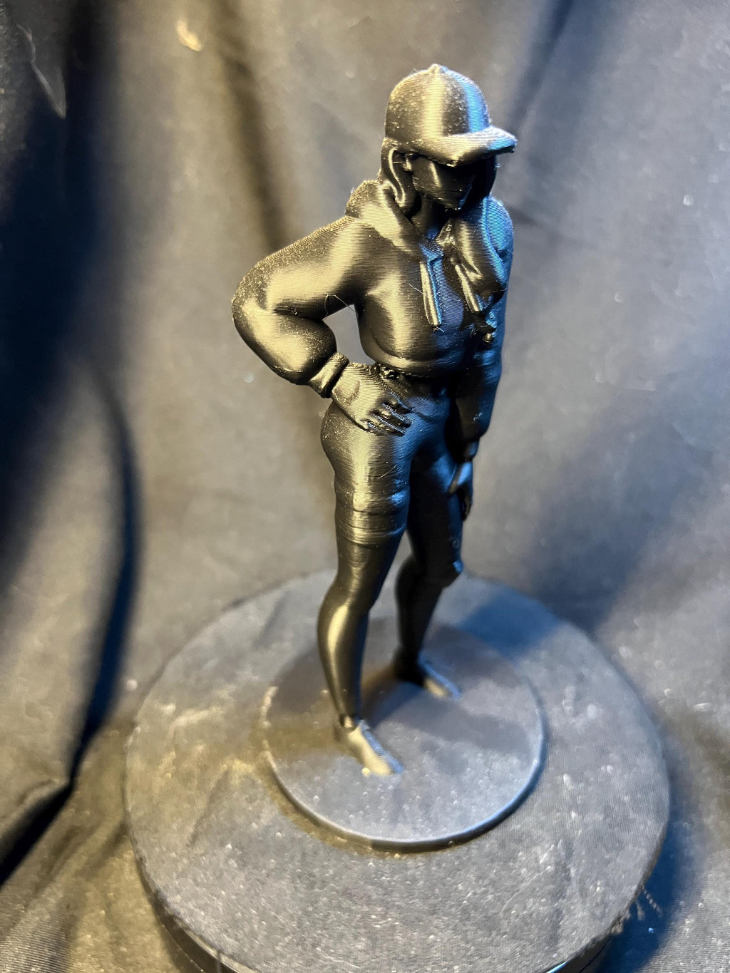 Sporty Girl Miniature Figure: Playful Athletic Character