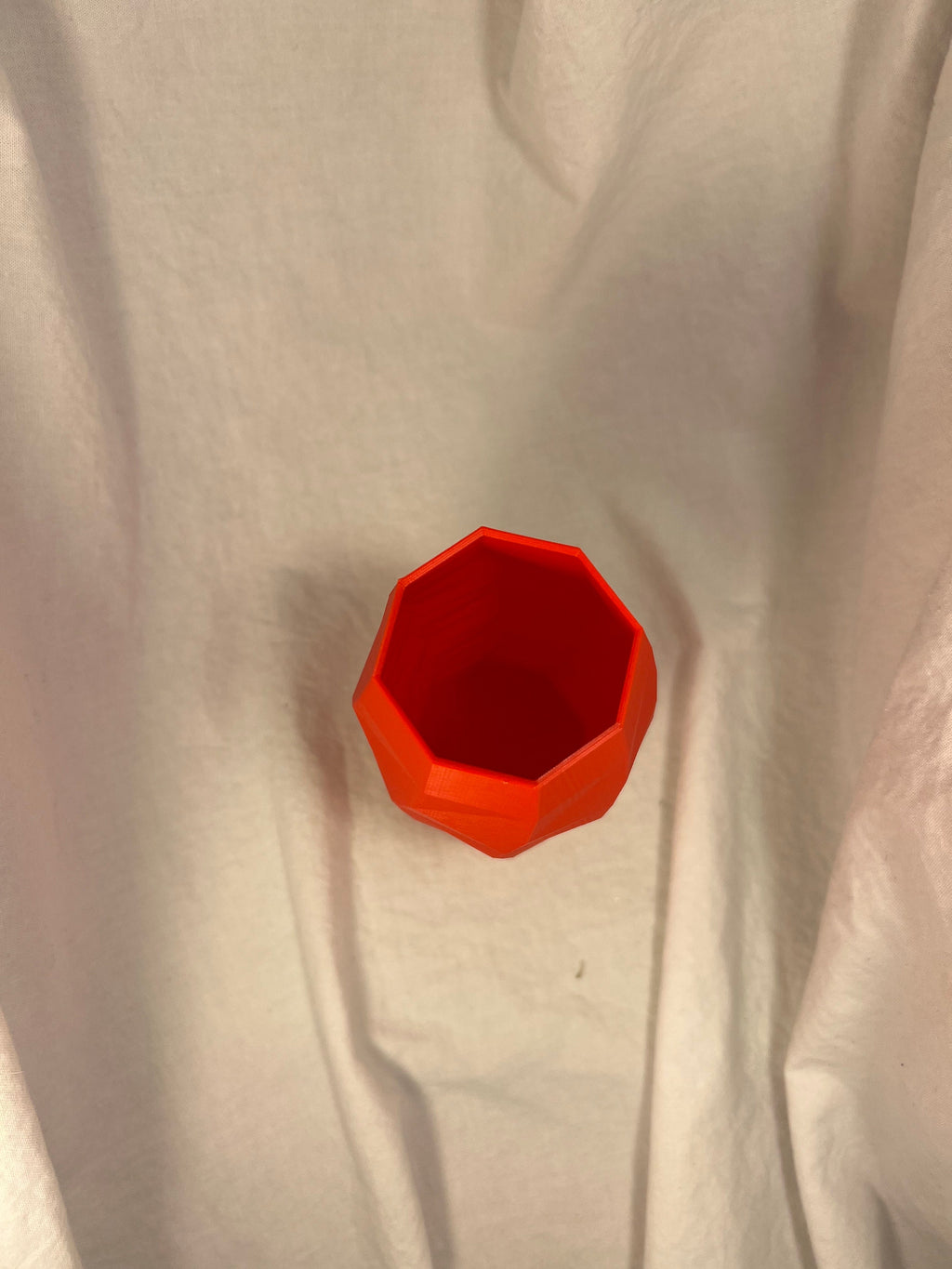 Faceted Flower Vase