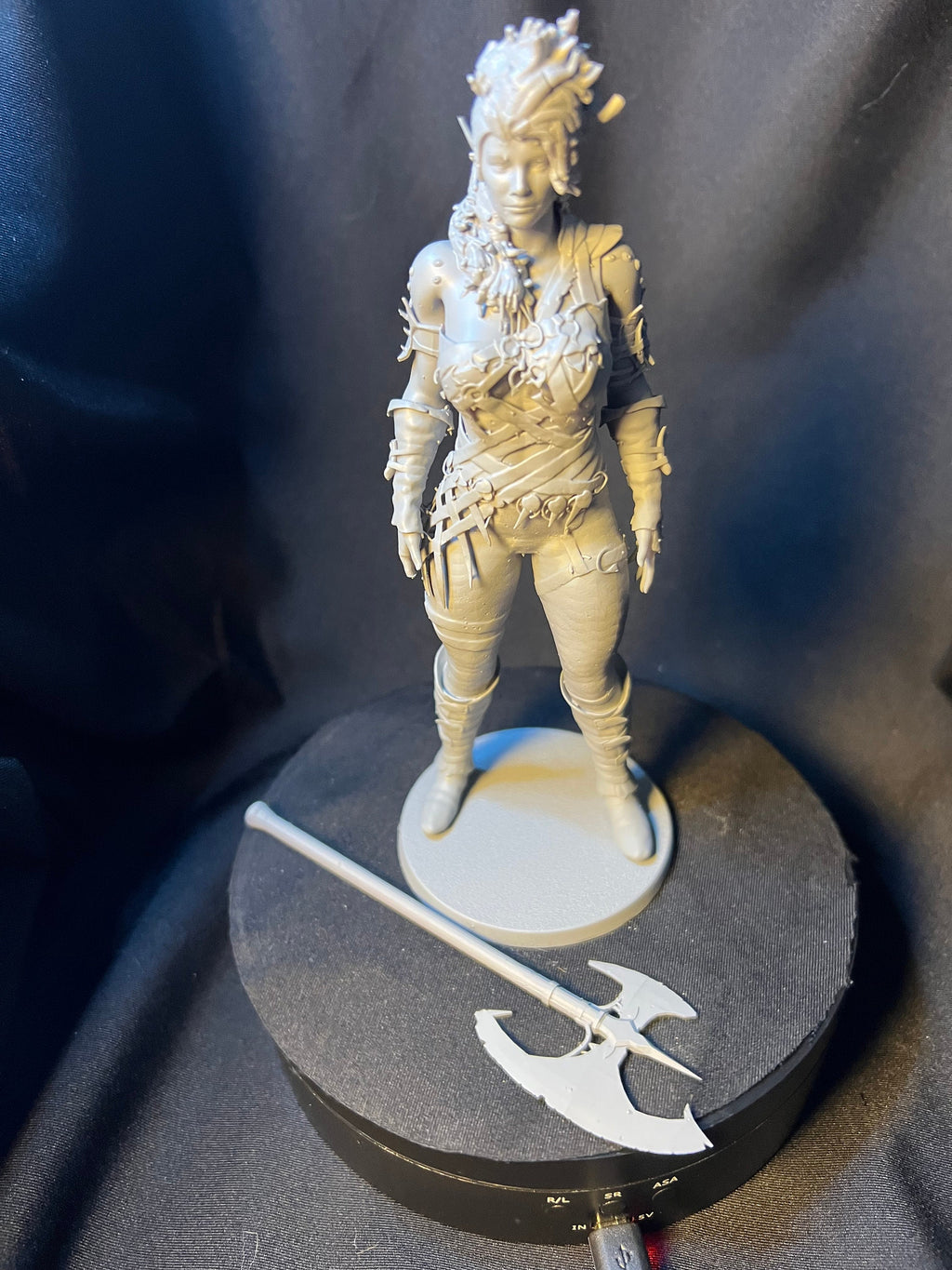Karlach from Baldurs Gate 3 Figure /  Tiefling Barbarian Figurine