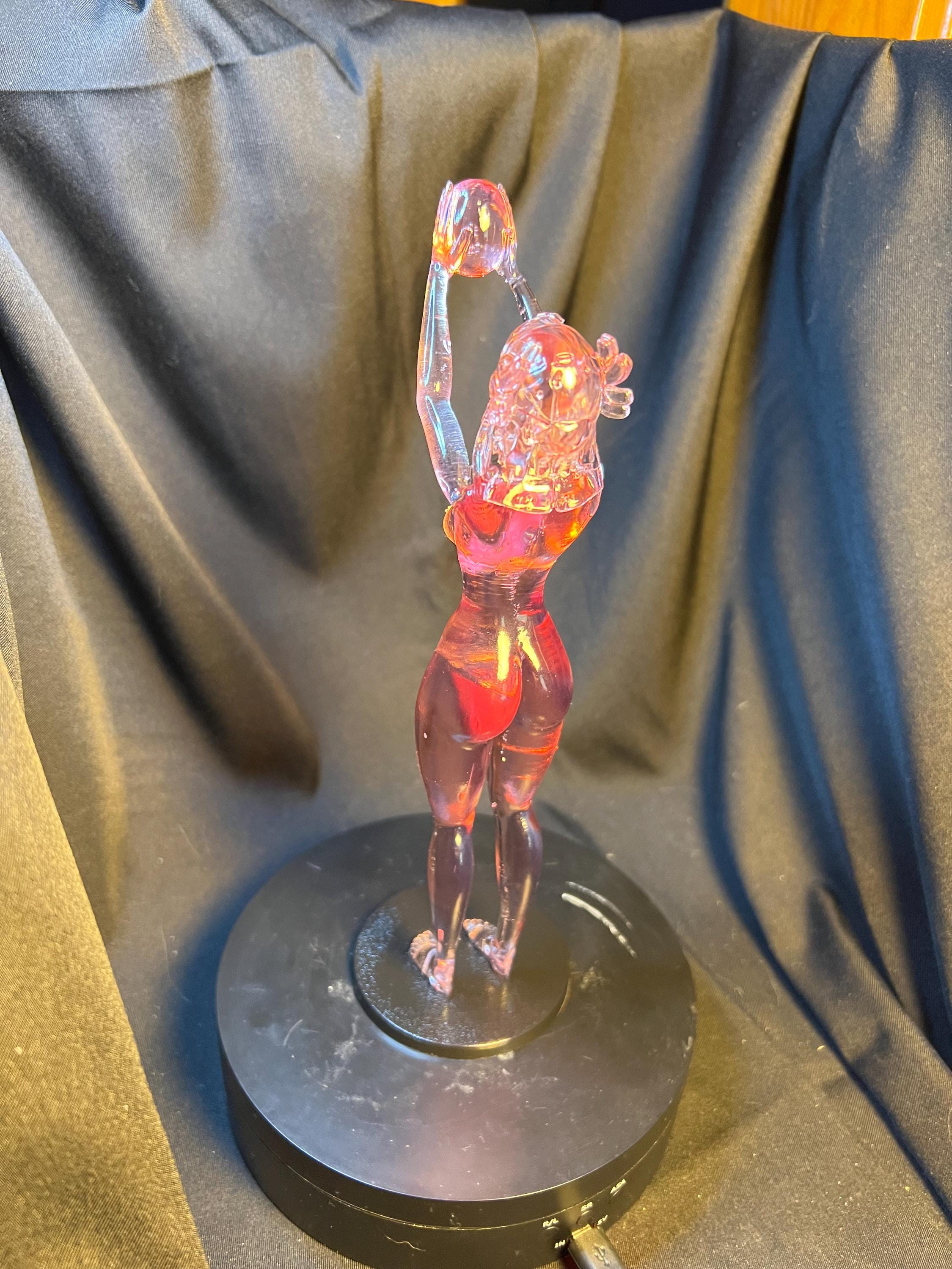 Sexy Egg Girl Beatrice Clear Red Nude