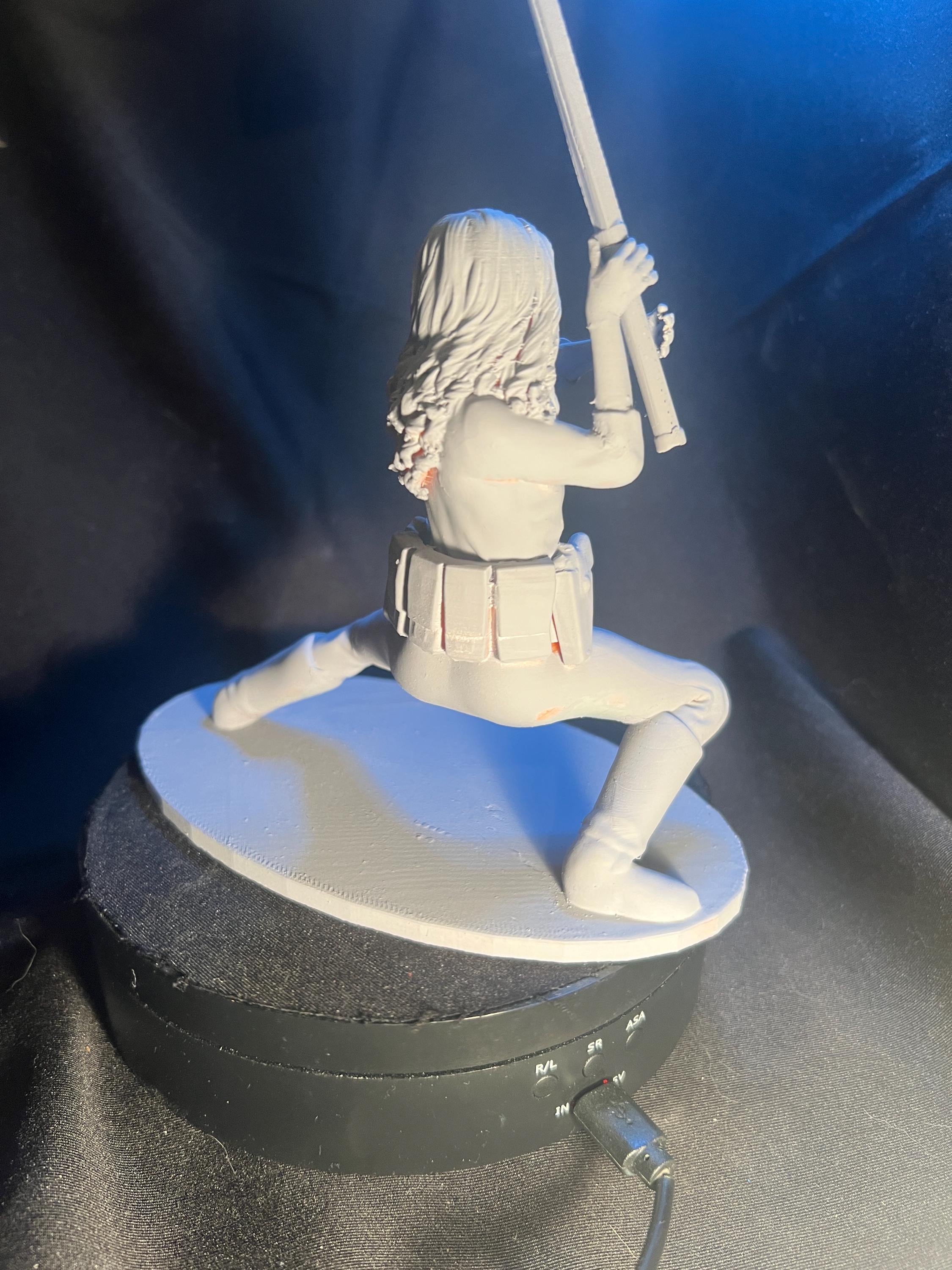 Modern Ninja Model / Warrior Woman Figurine