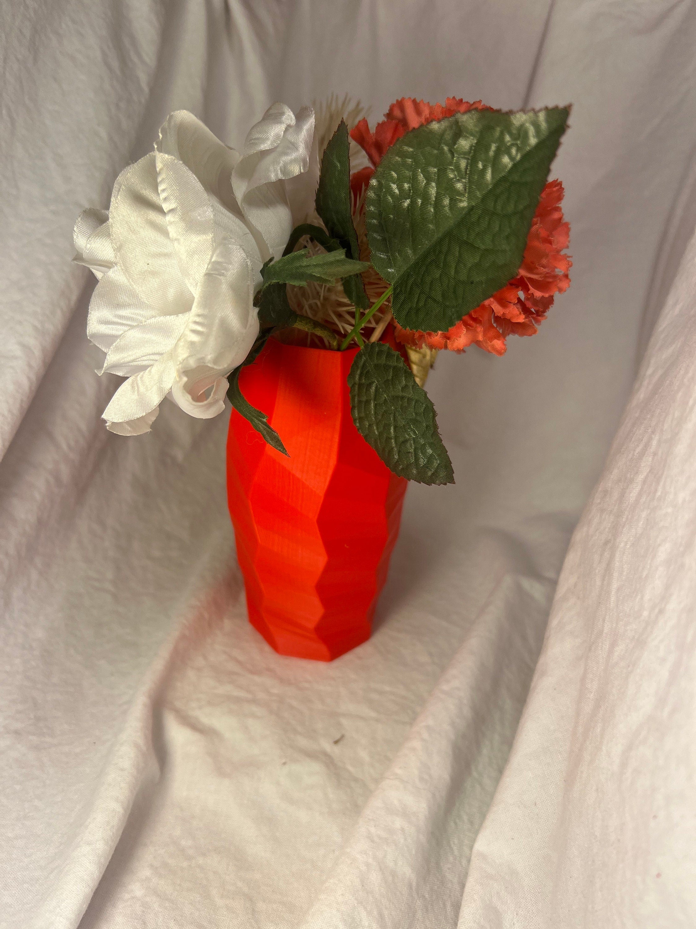 Faceted Flower Vase