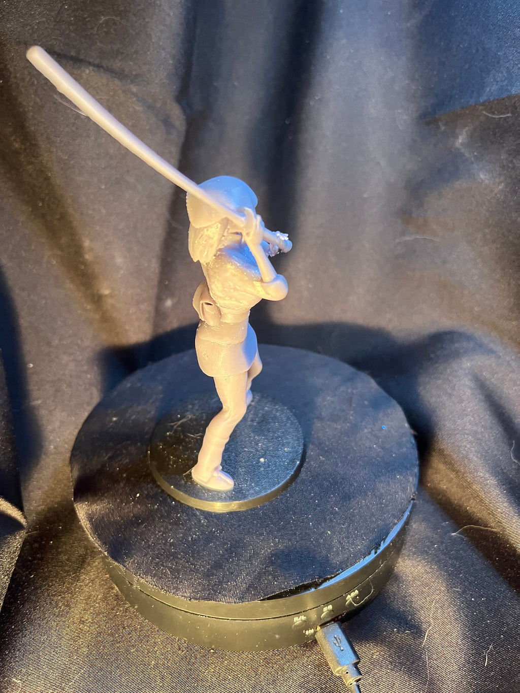 Peasant Japanese Woman Figure / Female with a Sword