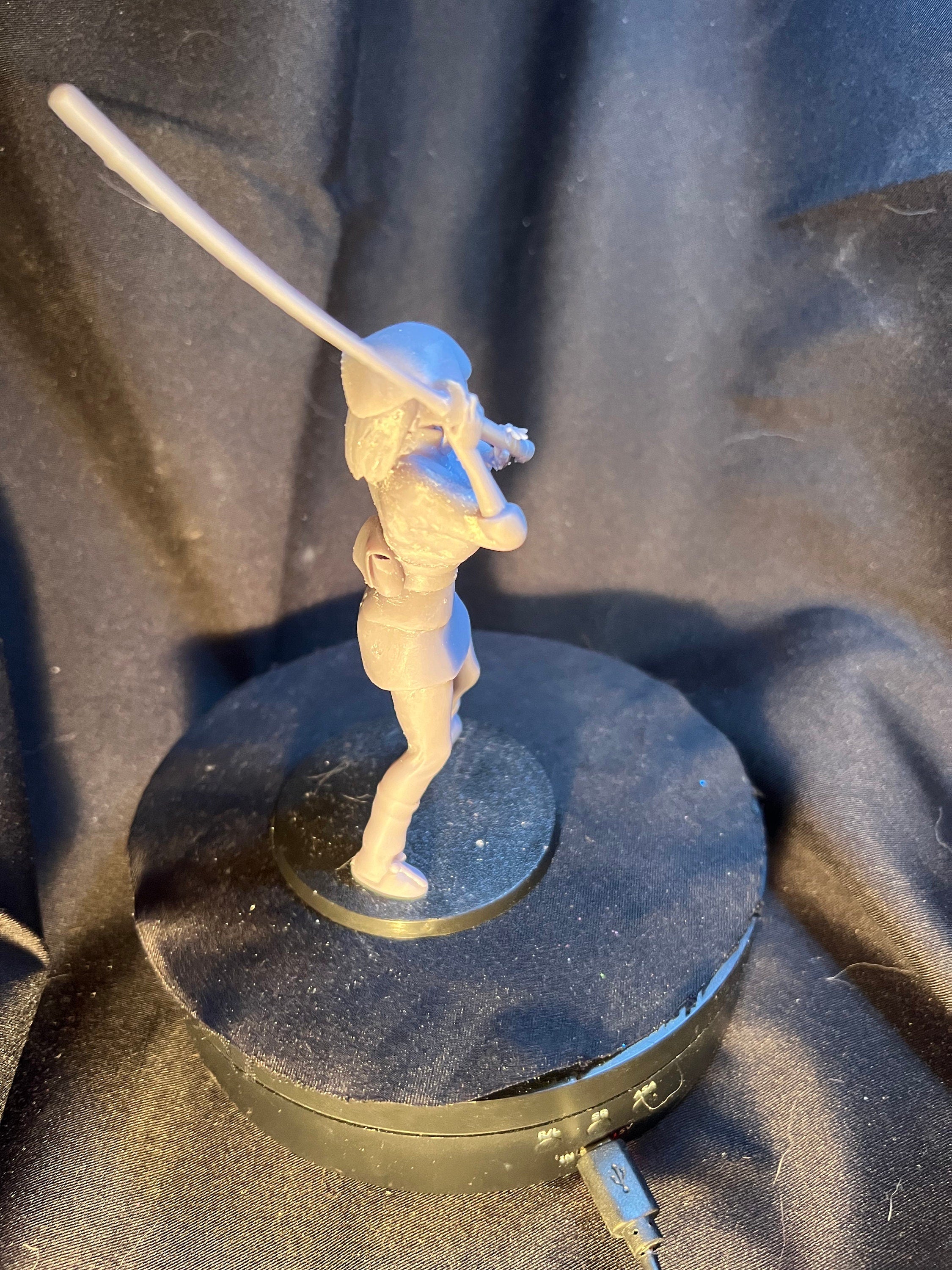 Peasant Japanese Woman Figure / Female with a Sword
