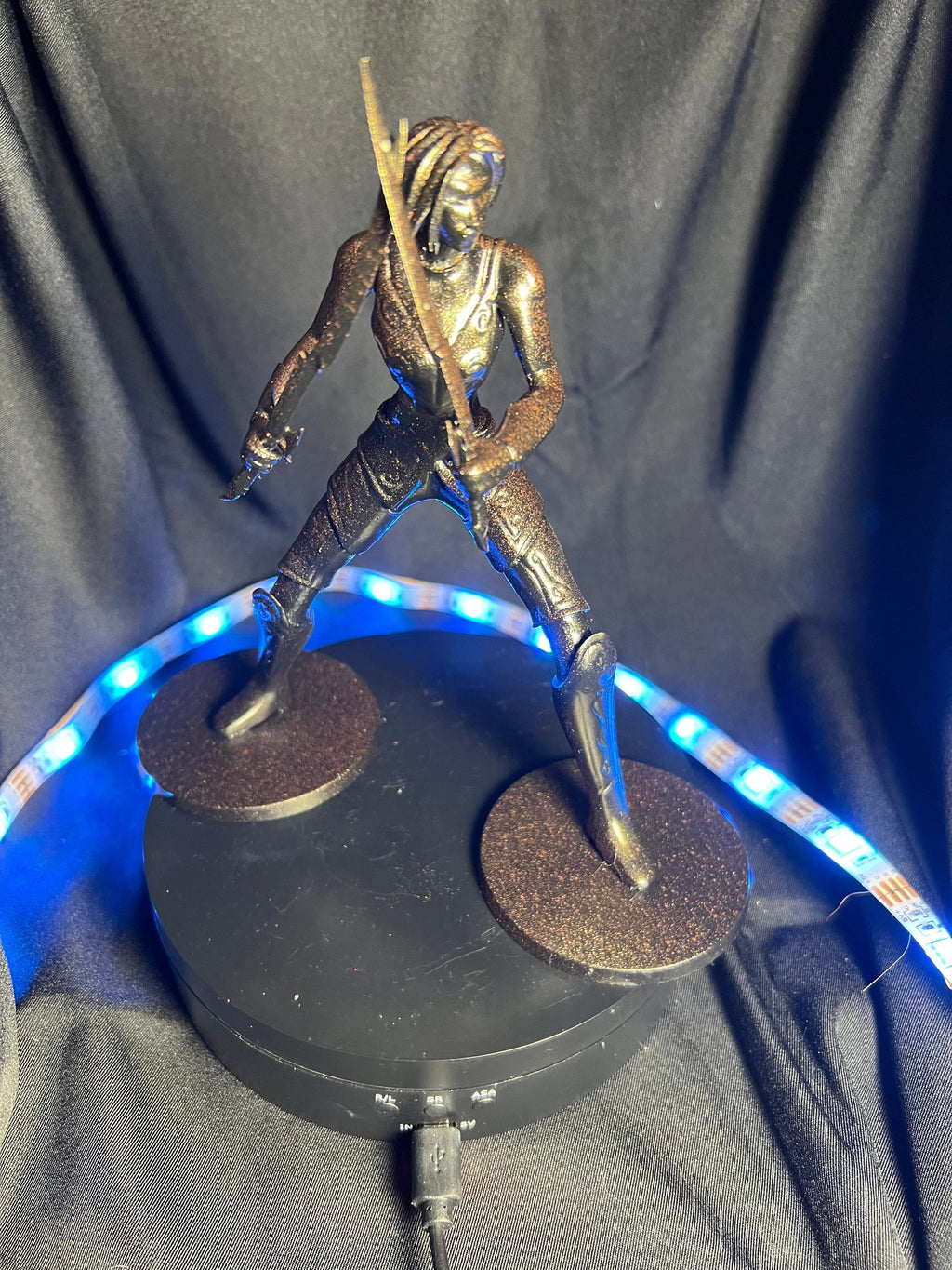 Dark Elf Warrior / Fantasy Elf Woman Figure