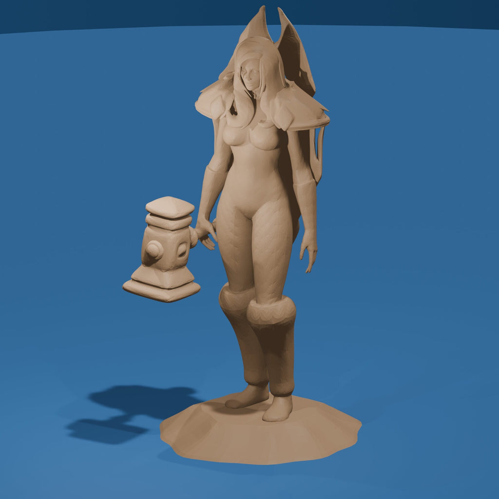 Hellina the Paladin / Female Knight Figure
