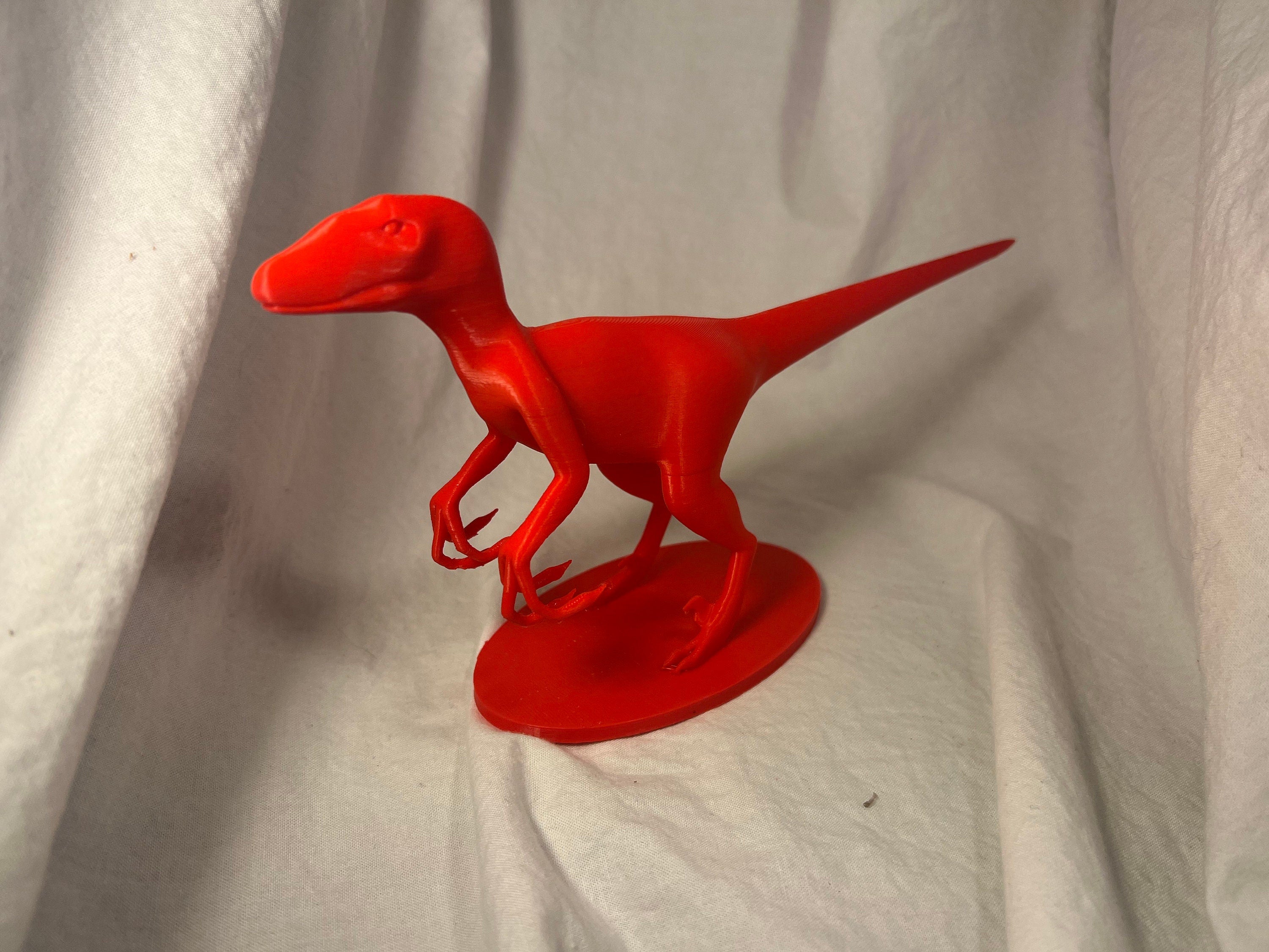 Velociraptor Figure, Dinosaur Pencil Holder