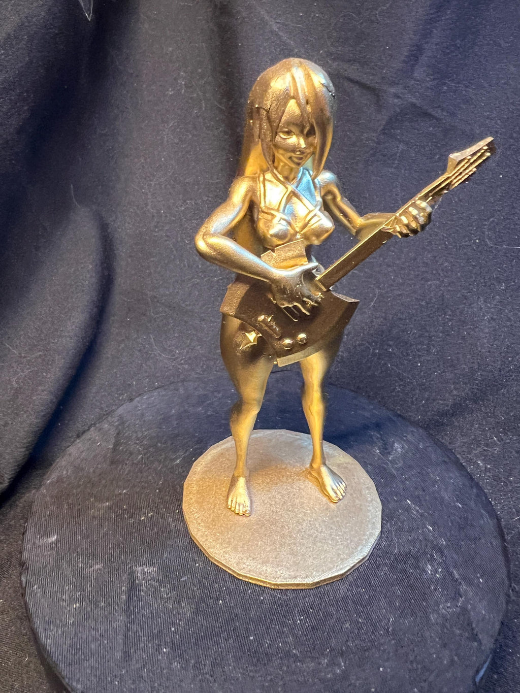 Swimsuit Rocker Girl with Axe Guitar