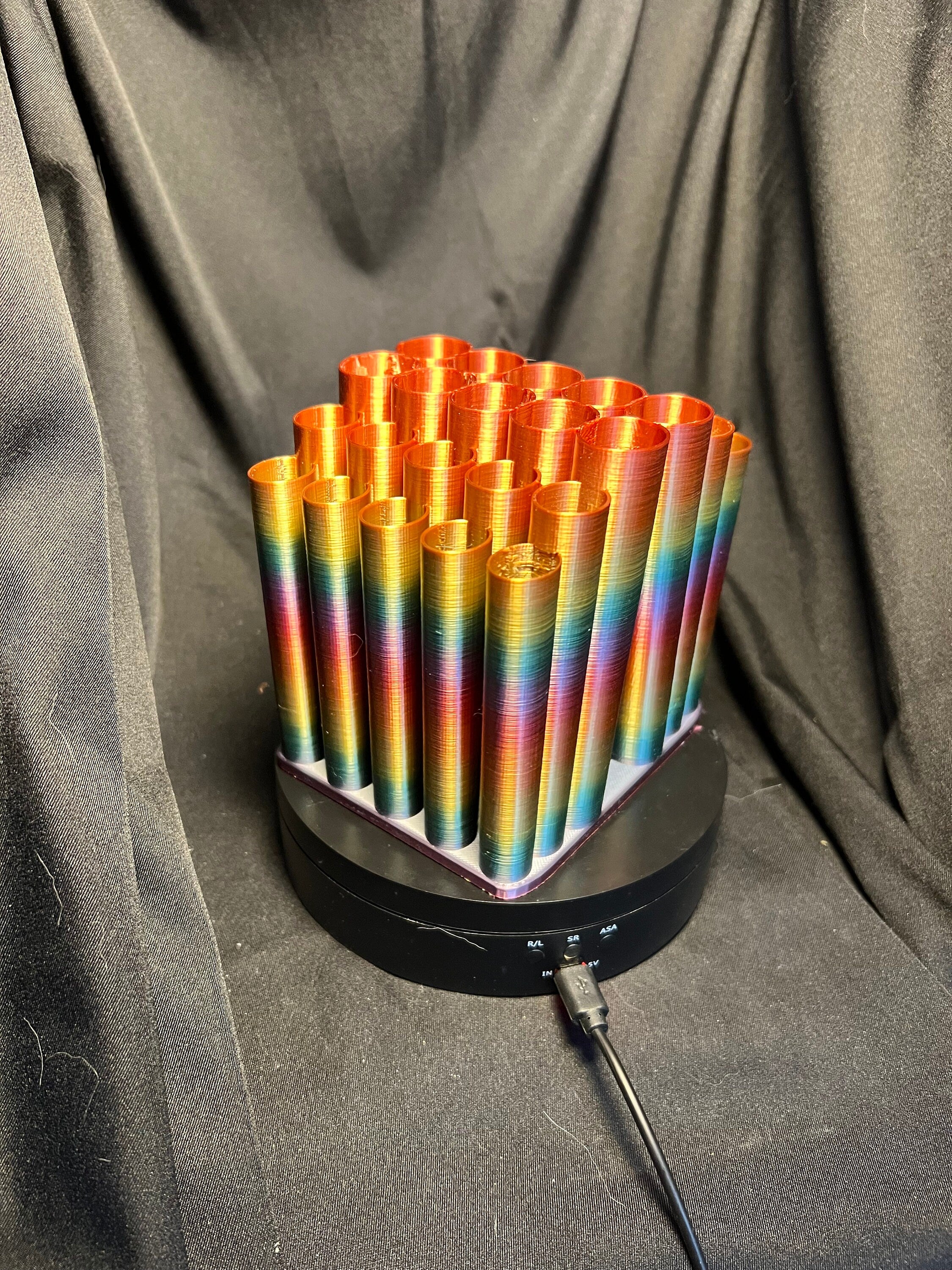 Tubular 30 section Brush and Pencil Holder