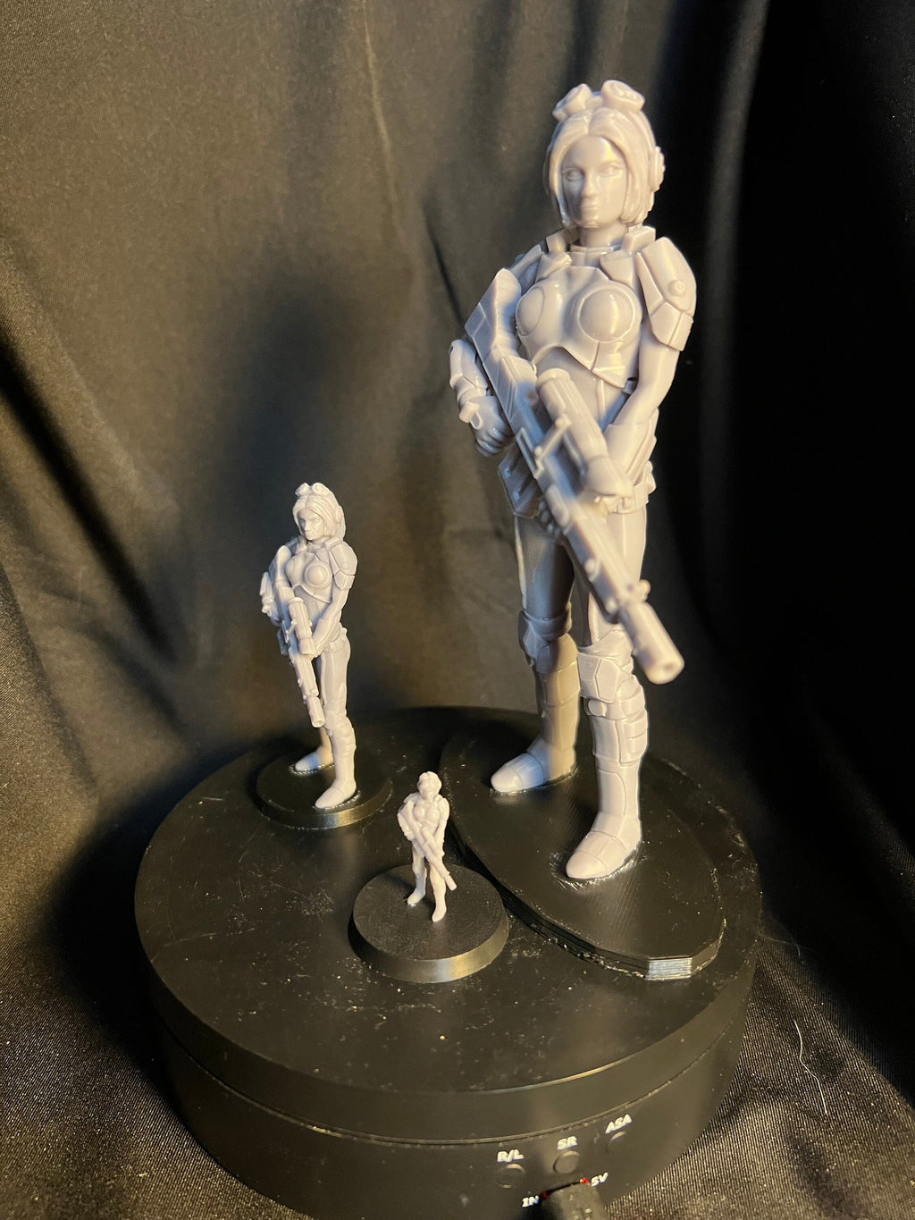 Space Trooper Woman Model / Science Fiction Solider Female Figure