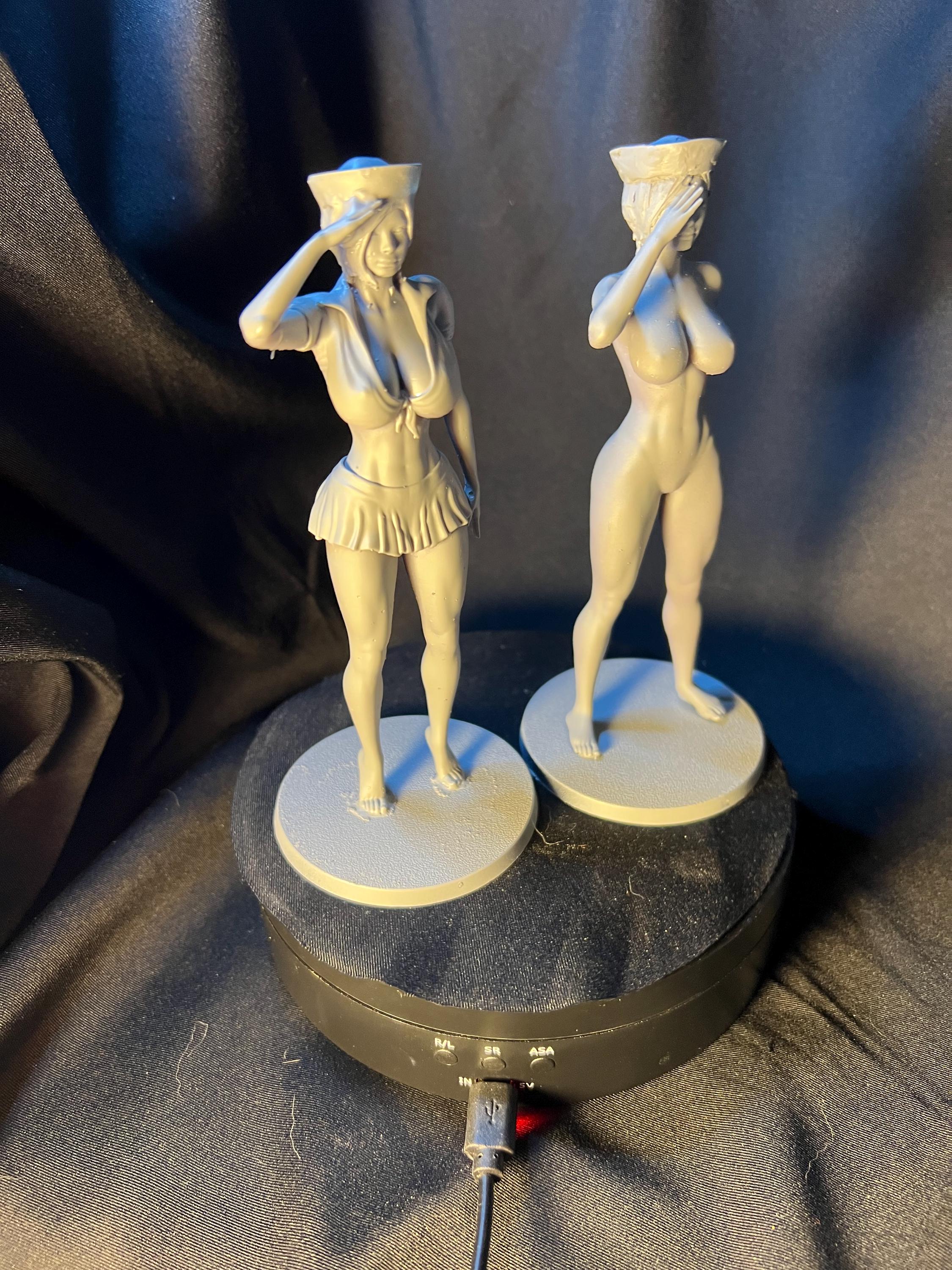 Sexy Sailor Woman Figure / Clothed or Nude Model