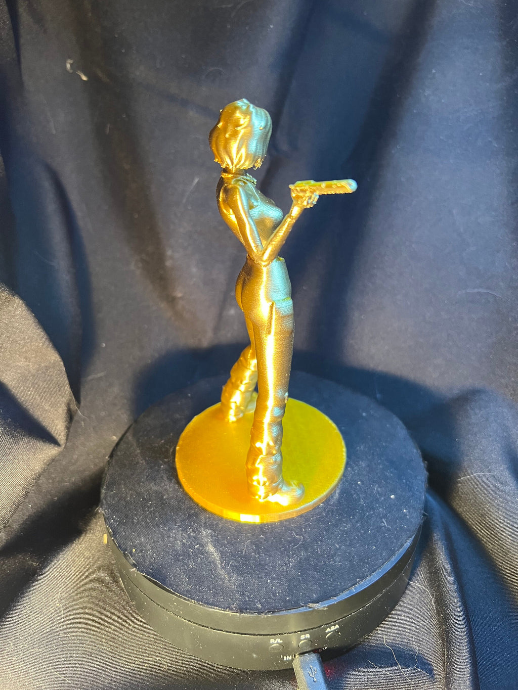 Anime Gun Girl Figurine, Dual Pistol Warrior