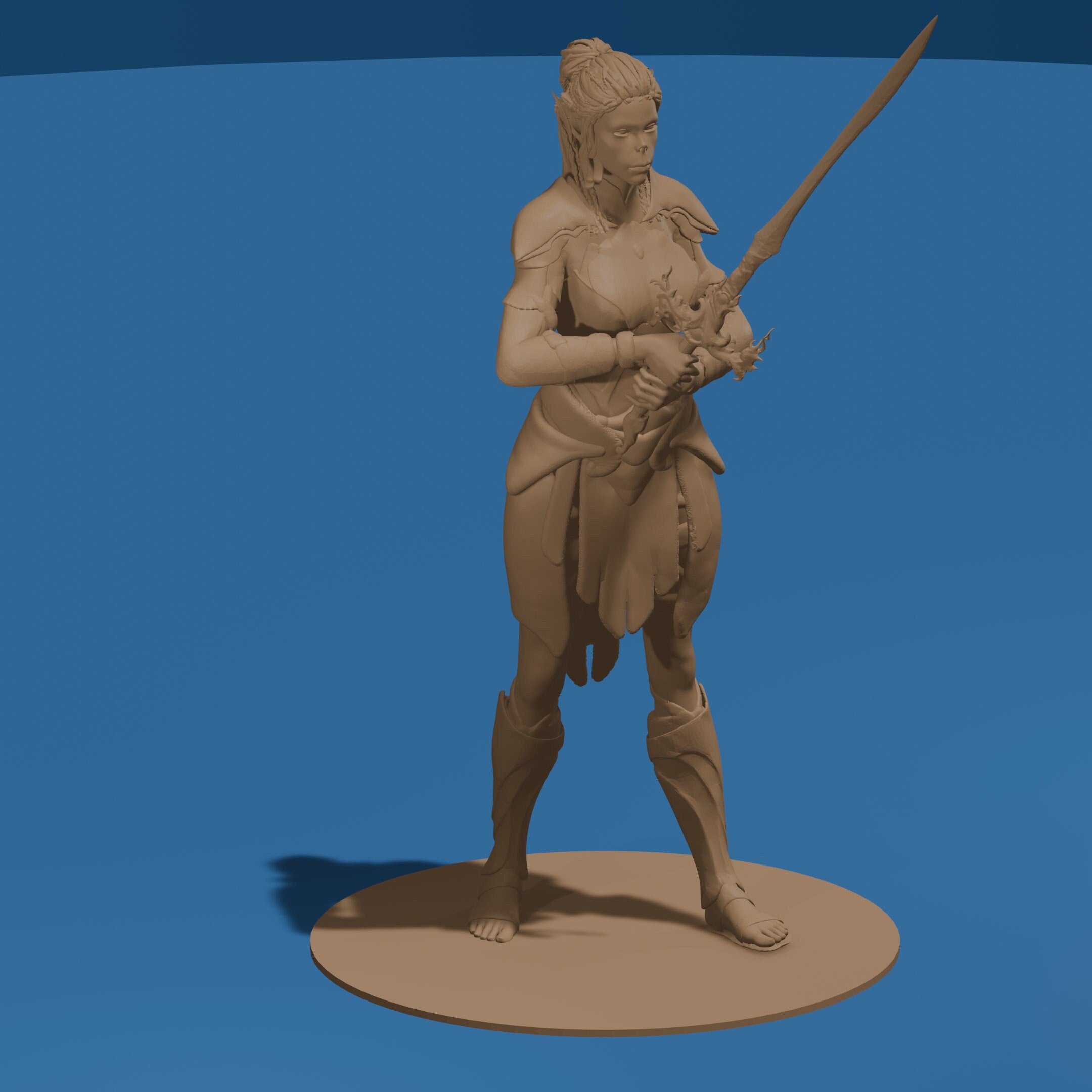 Lae'zel from Baldurs Gate 3 Figure
