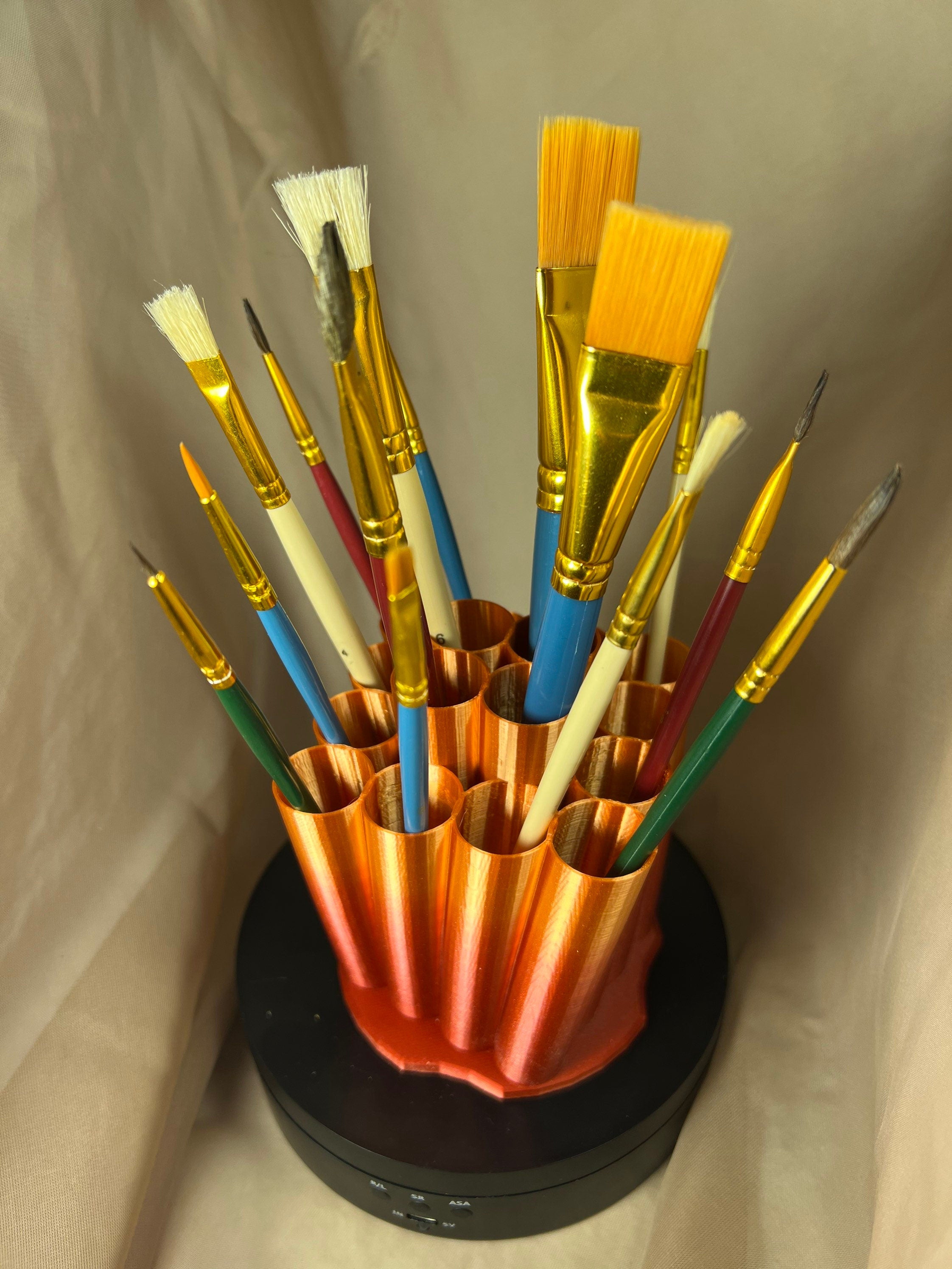 Tubular Multi-section Brush Holder