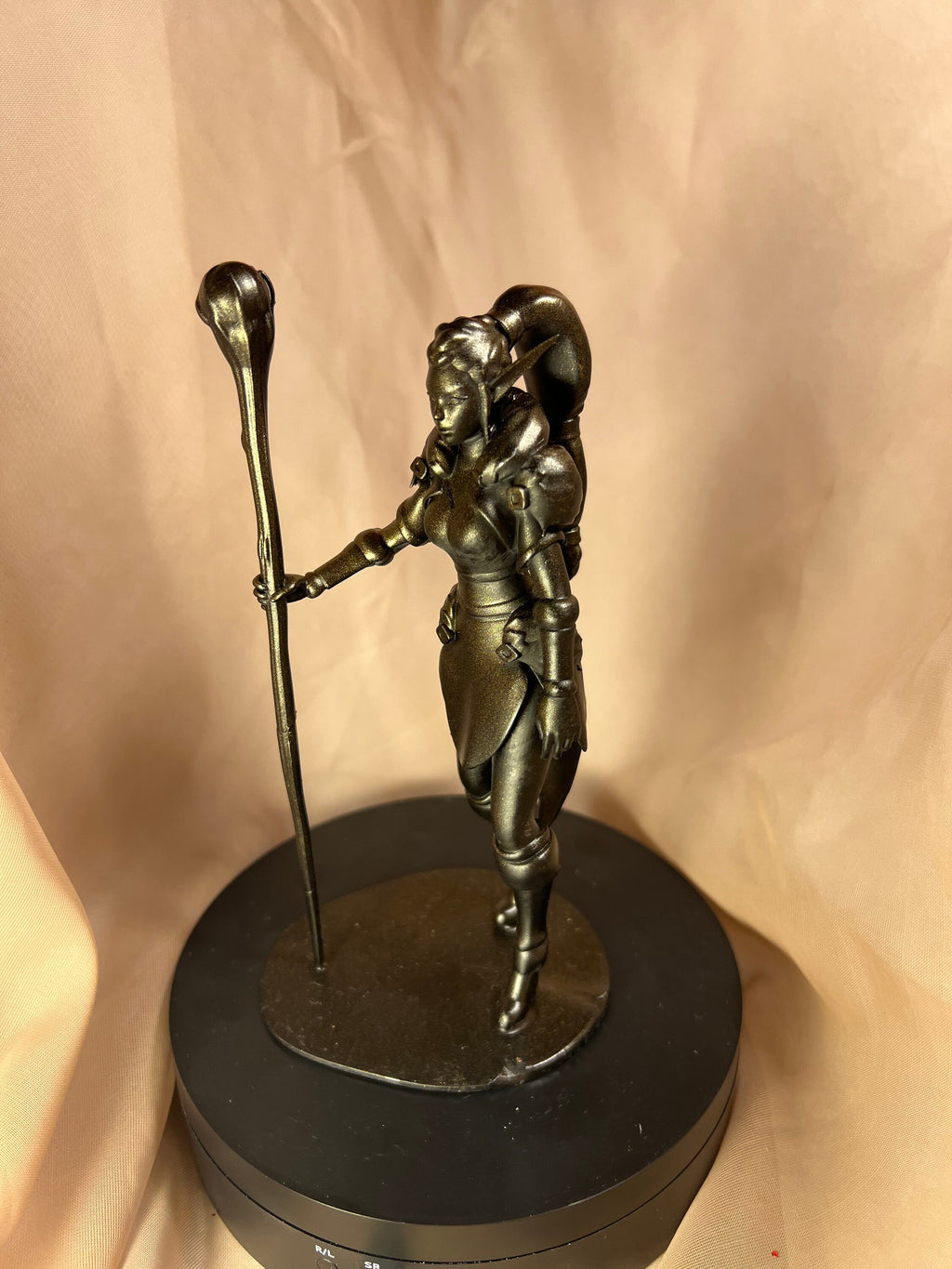 Elf Mage Figure / Elven Wizard Woman Model
