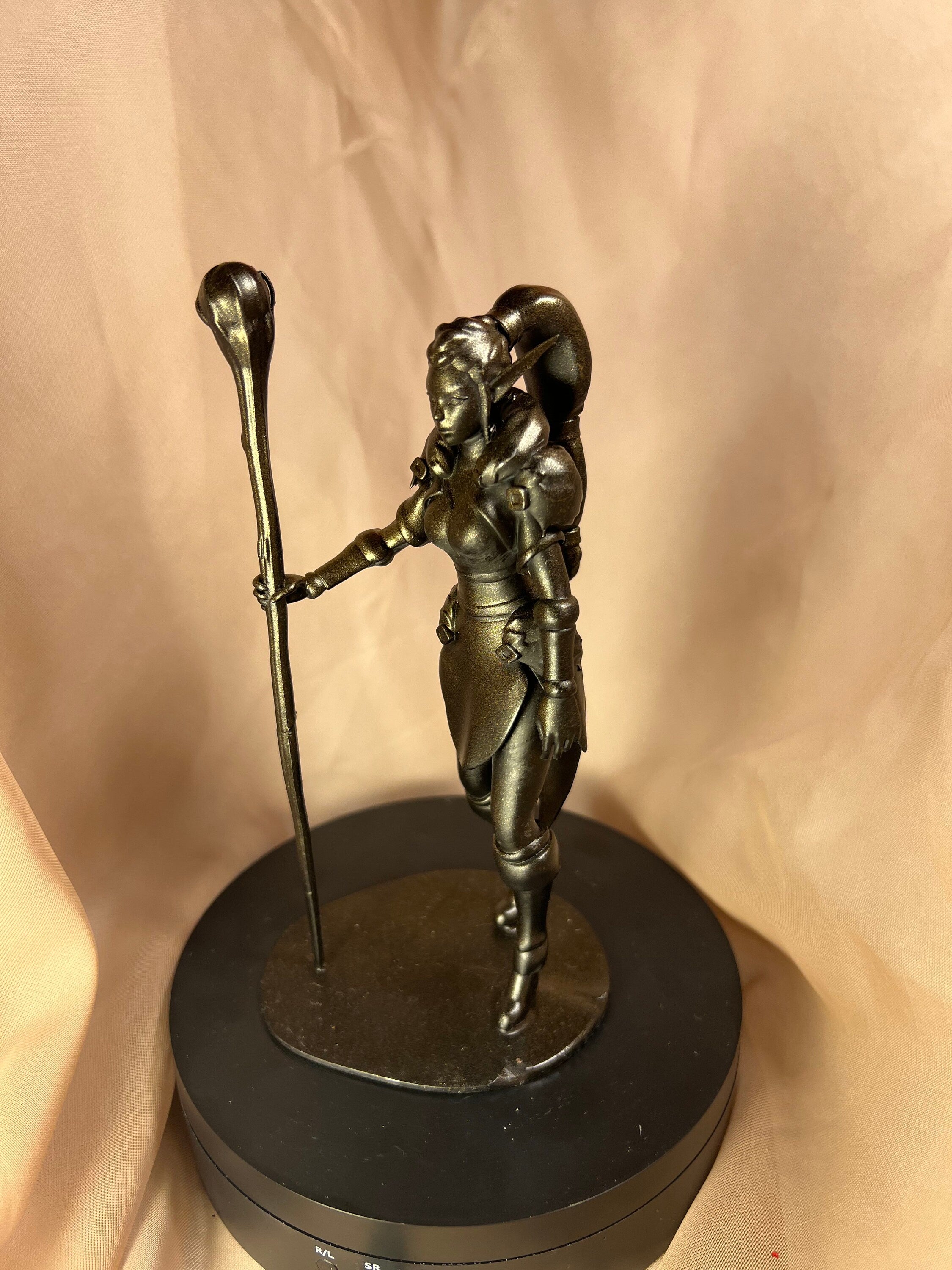 Elf Mage Figure / Elven Wizard Woman Model