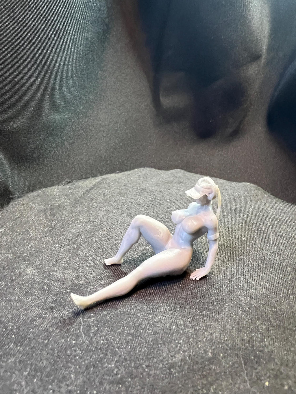 Curvy Nude Woman Loba Reclining