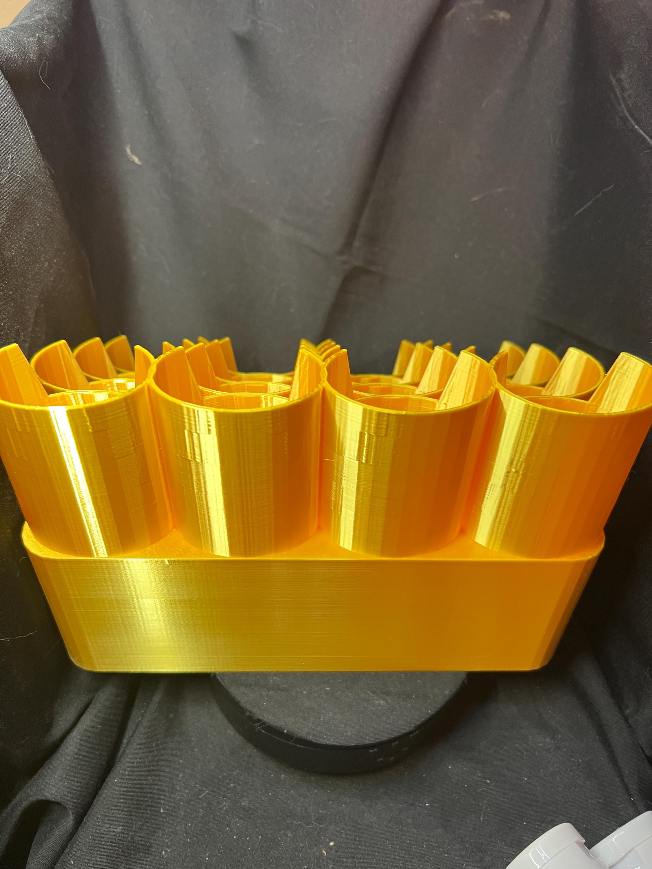 16 Slot Stepped Paint Tube Holder for 4 oz/120 ml Tubes