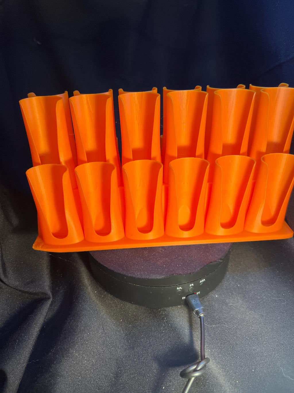 Acrylic Paint Tube Holder: Double Decker, 24 Slot Organizer, For 12 ml / .4 oz tubes.