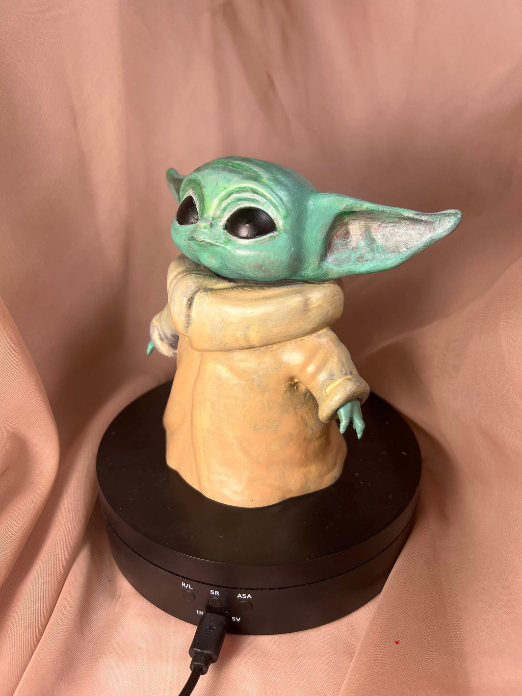 Hand-Painted Space Baby Figurine: 4.5-inch Sci-Fi Collectible
