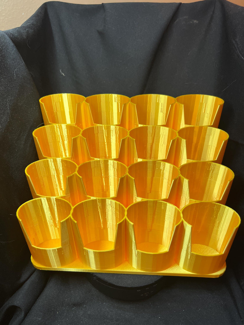 16 Slot Stepped Paint Tube Holder for 4 oz/120 ml Tubes