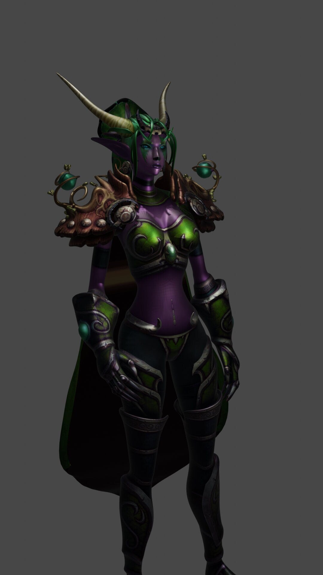 Female Dragonborn Human Form Figure