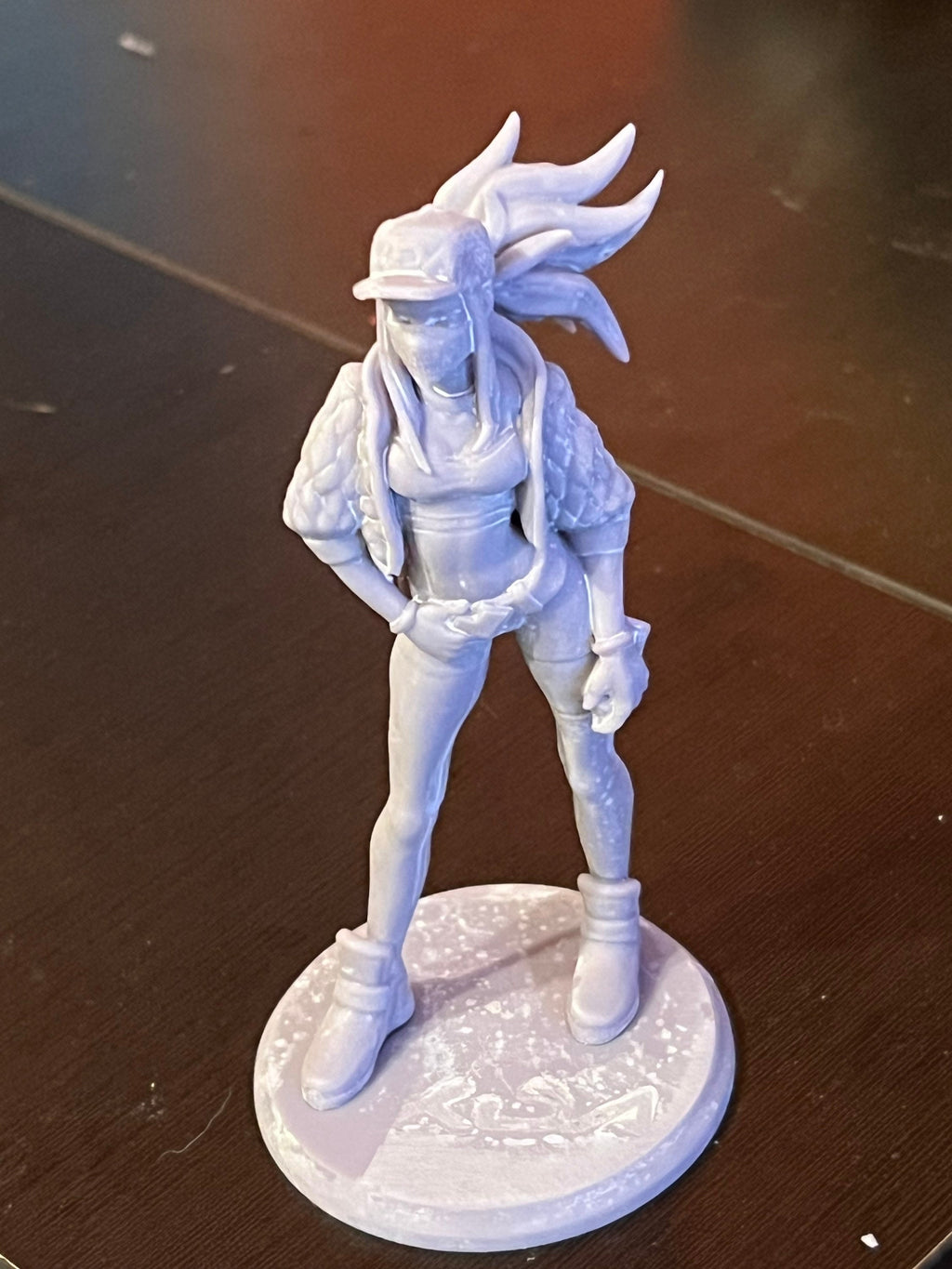 Akali Mini / League of Legends Figurine / Gamer Girl Figure