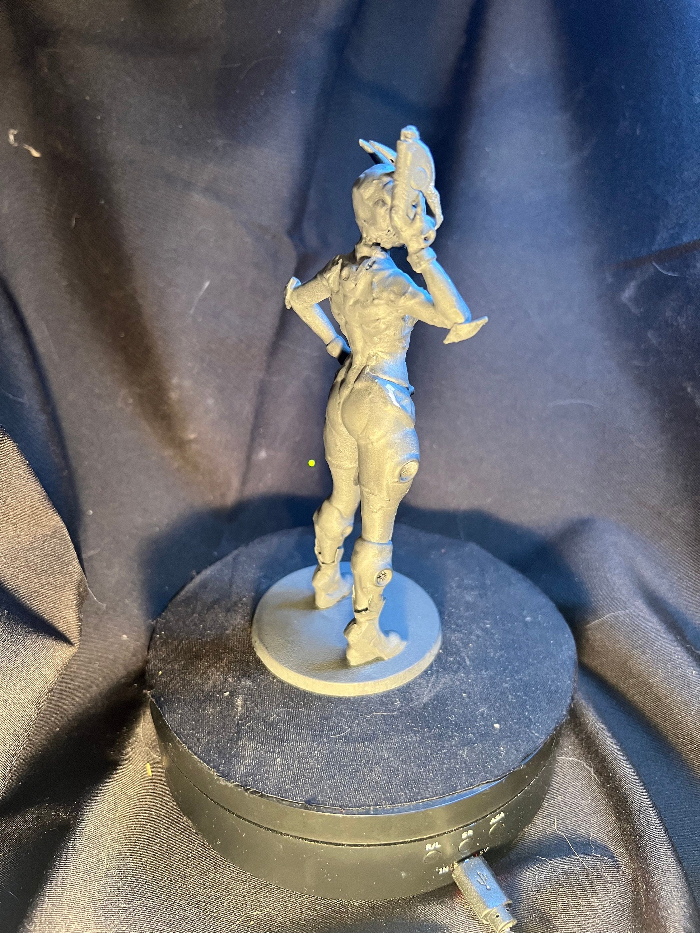 Sci-fi Bunny Figure / Video Game Character