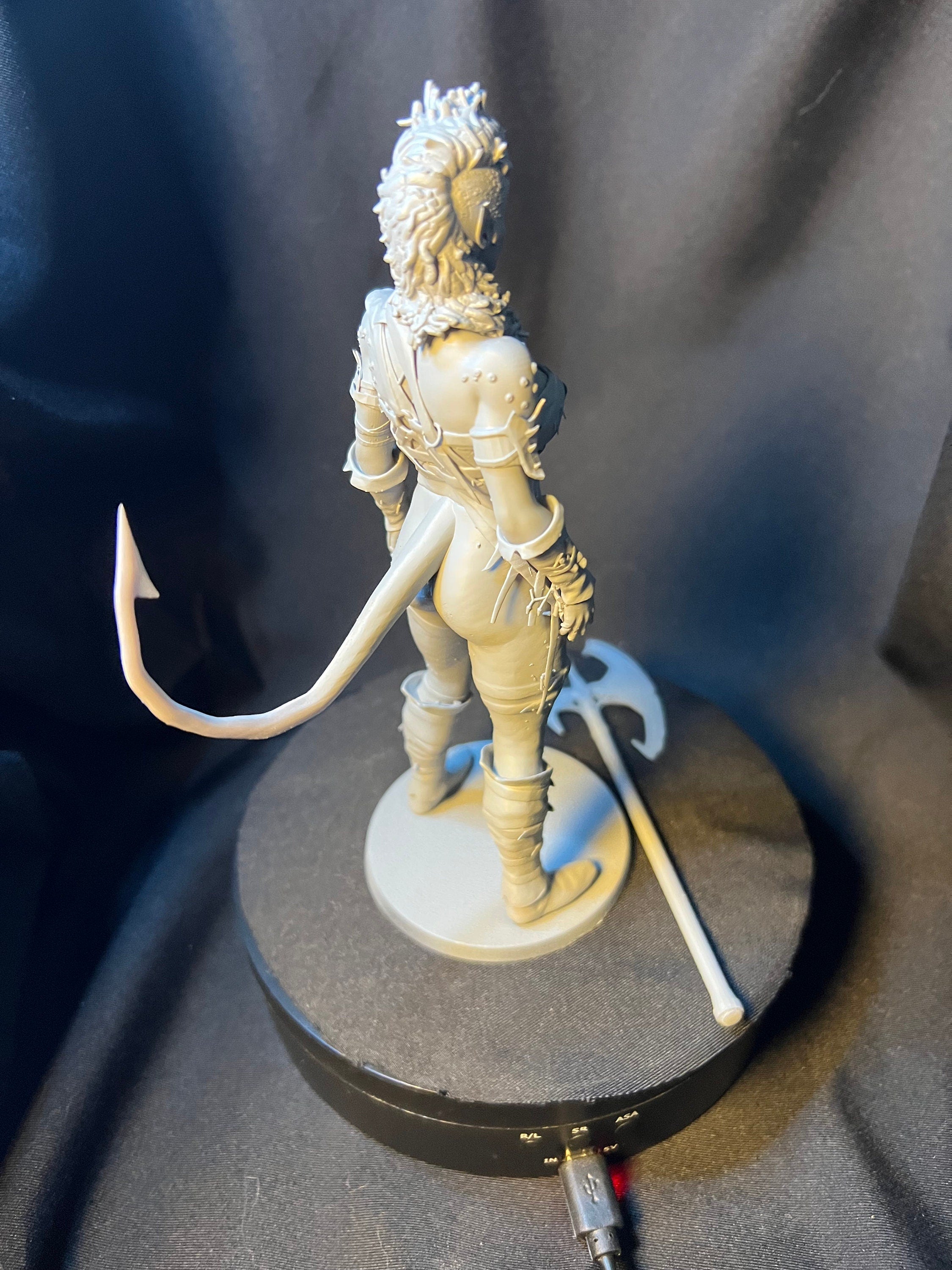 Karlach from Baldurs Gate 3 Figure /  Tiefling Barbarian Figurine