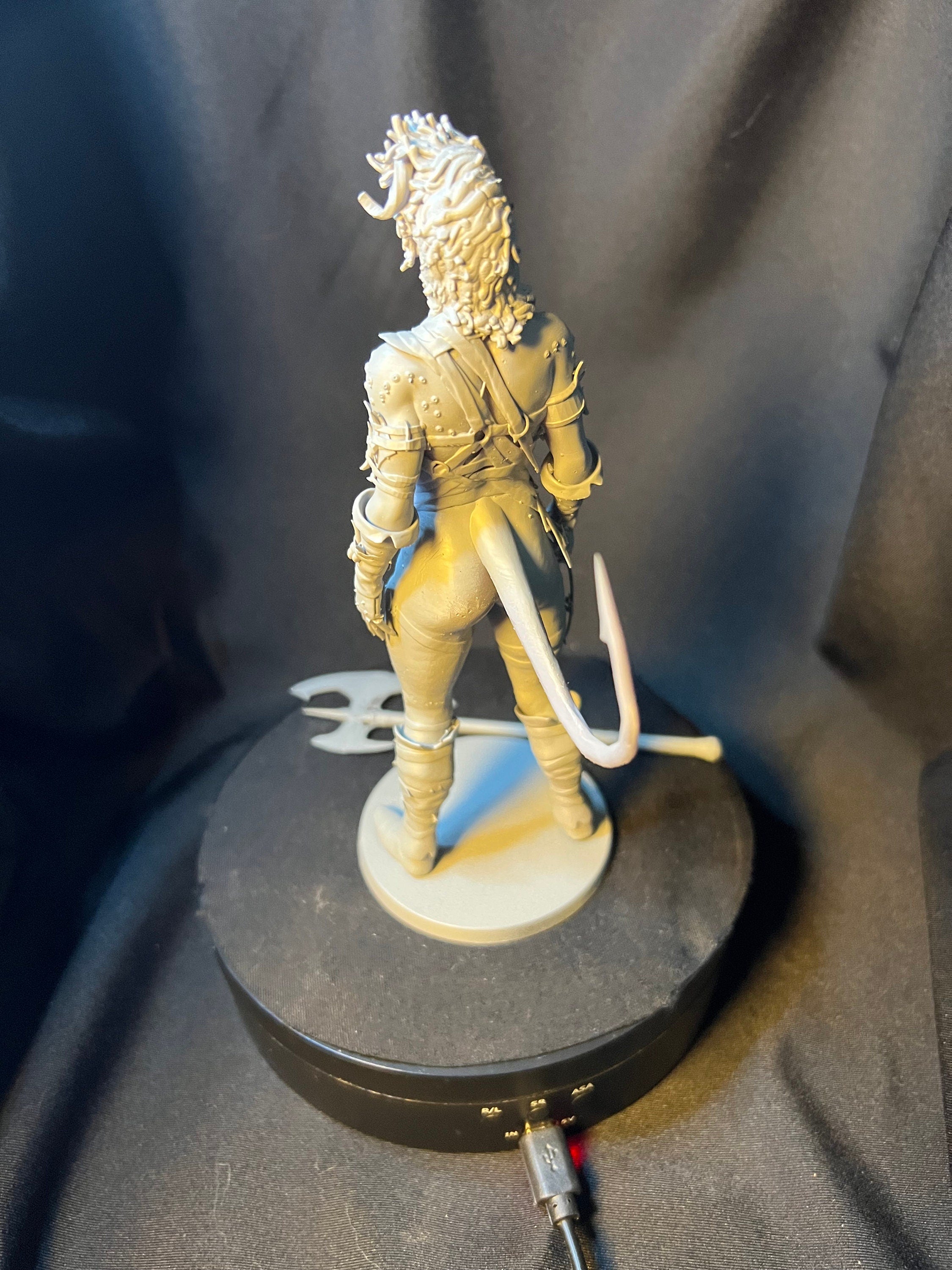 Karlach from Baldurs Gate 3 Figure /  Tiefling Barbarian Figurine