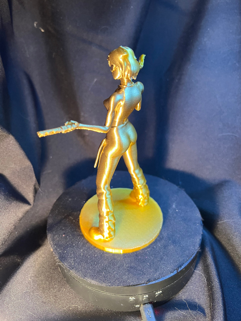 Anime Gun Girl Figurine, Dual Pistol Warrior