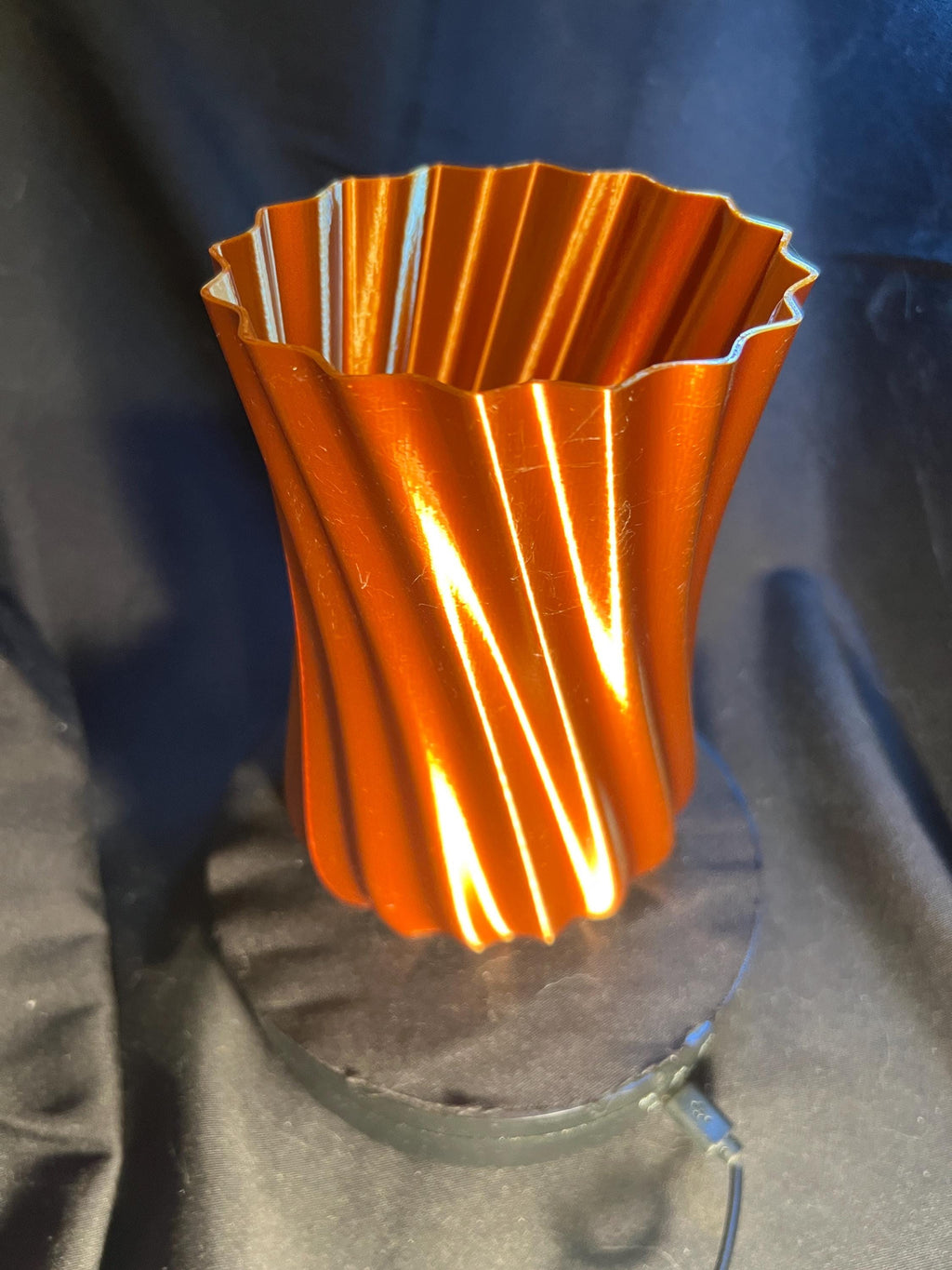 Ribbed Decorative Vase