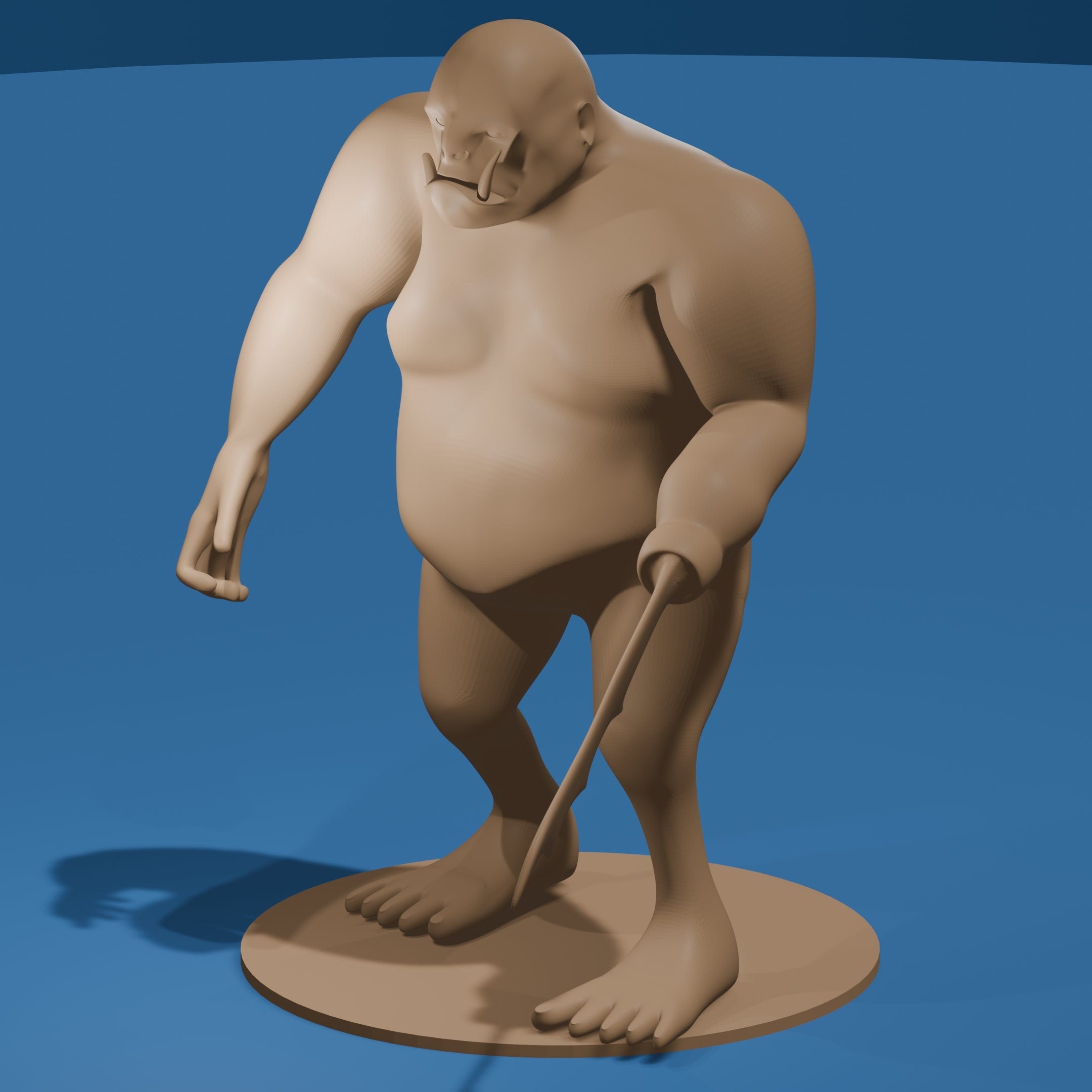 Orc Warrior Figure