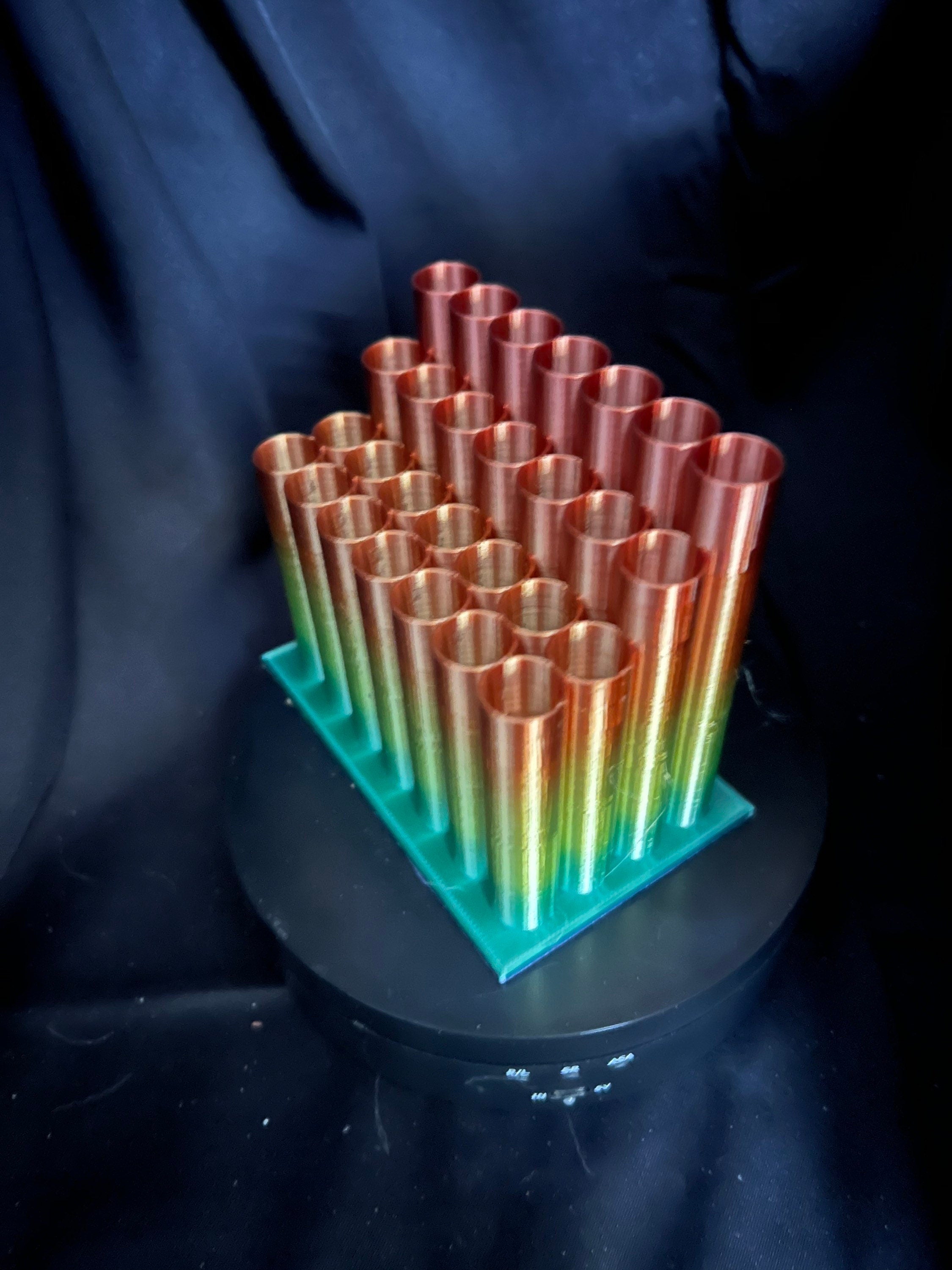 Tubular Brush Holder / Pencil Desktop Holder