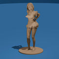 Sexy Girl in a Skimpy Outfit – Stylized 3D Figure