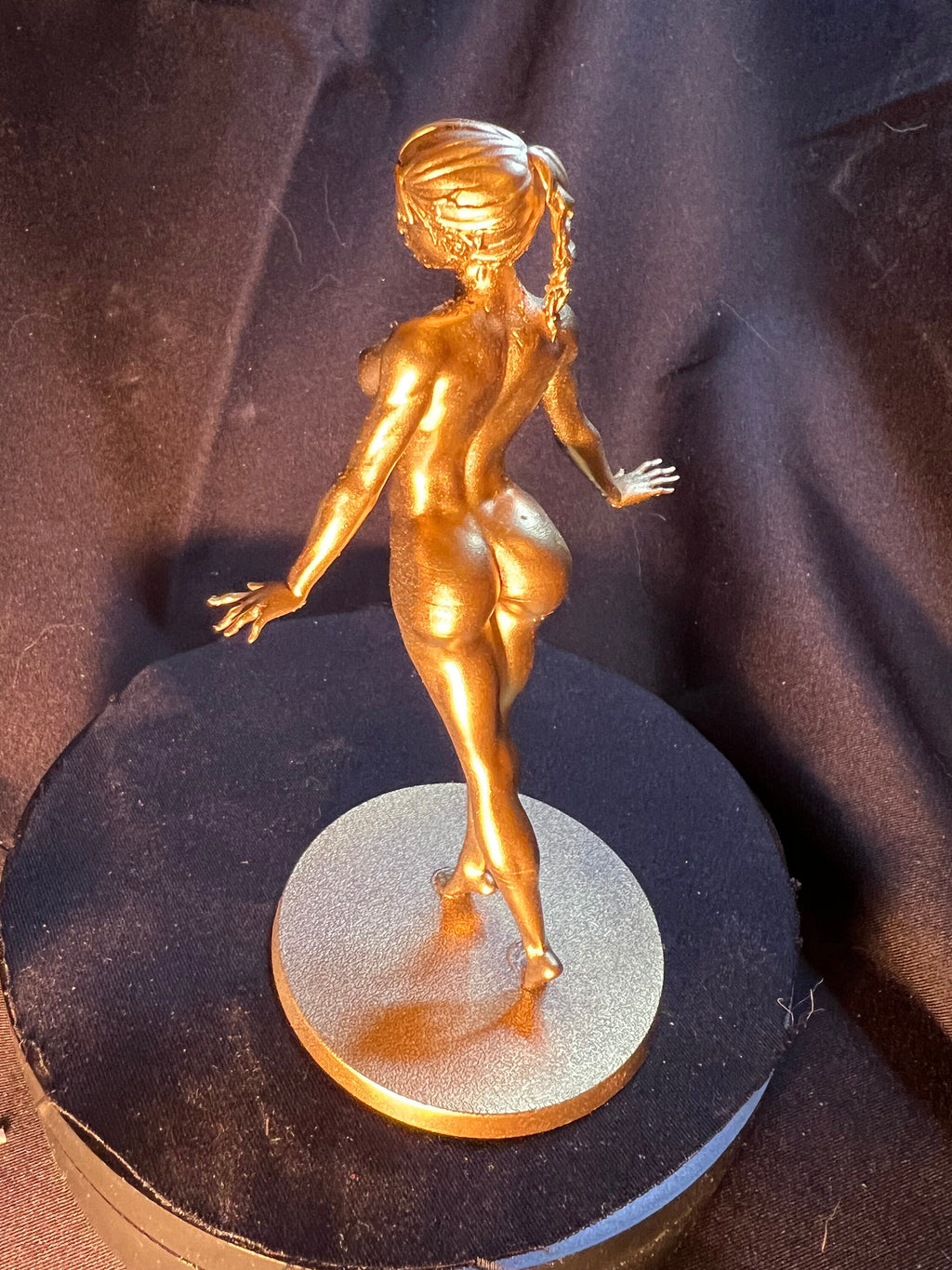 Dancing Woman Figurine, Elegant Pose, 4 inches Tall