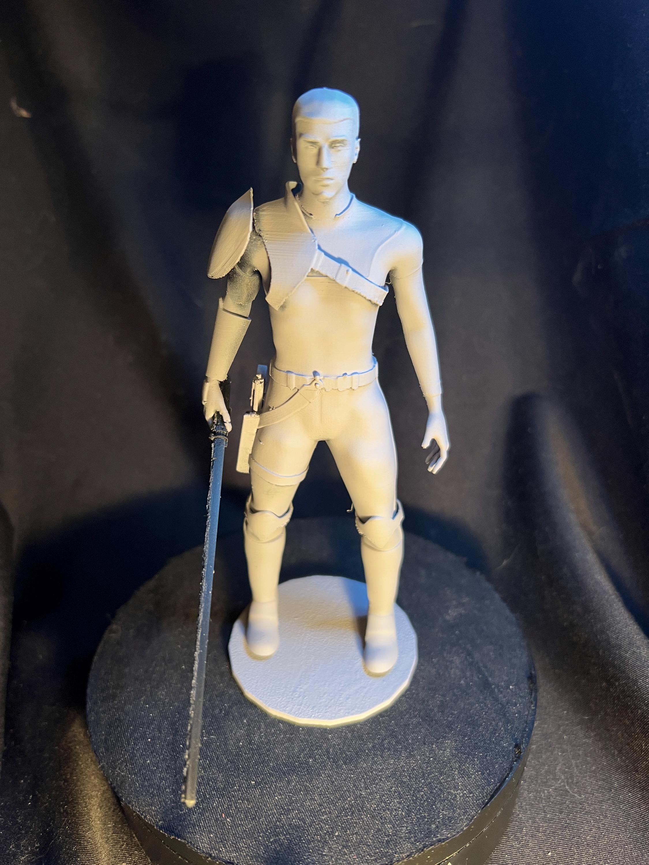 Kanan Jarrus 3d Figure| Star Wars Rebels 3D Printed Model | Jedi Knight Collectible